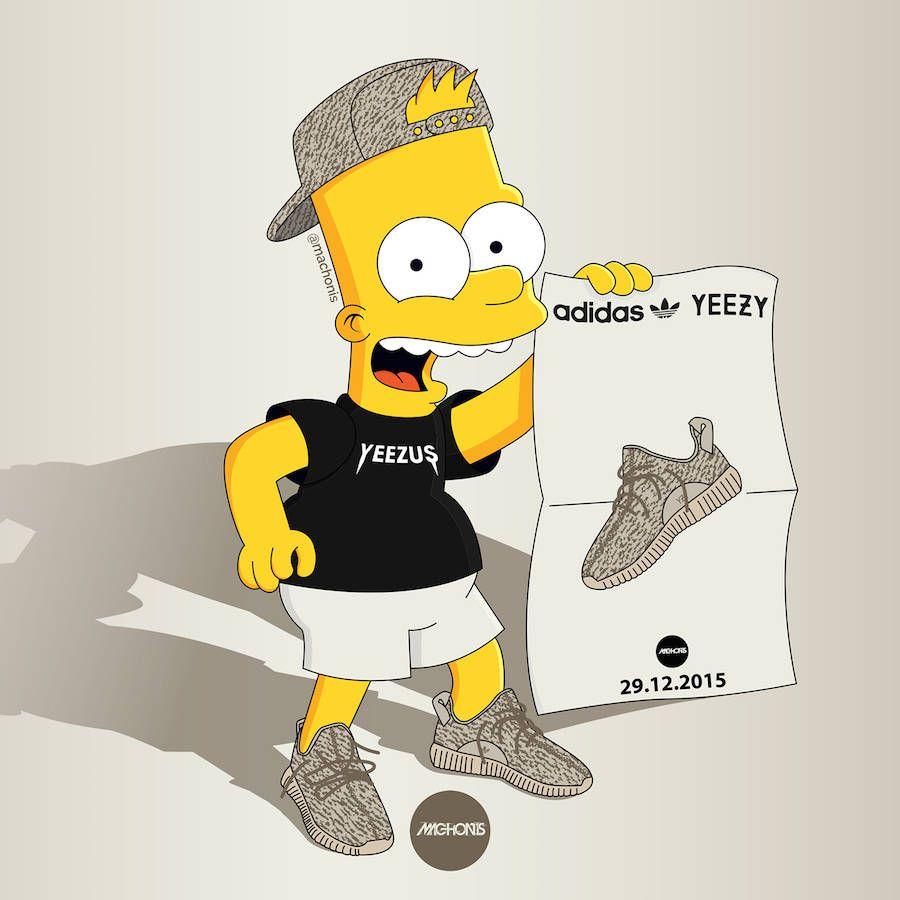 The Simpsons as Sneakerheads in Yeezy Boost. Yeezy boost, Yeezy