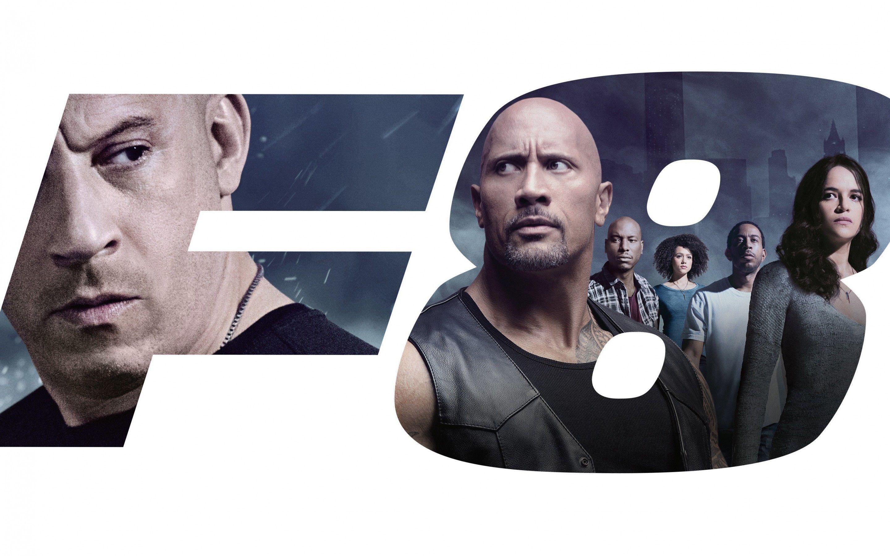 Wallpaper The Fate of the Furious, Fast 8, 2017, Movies