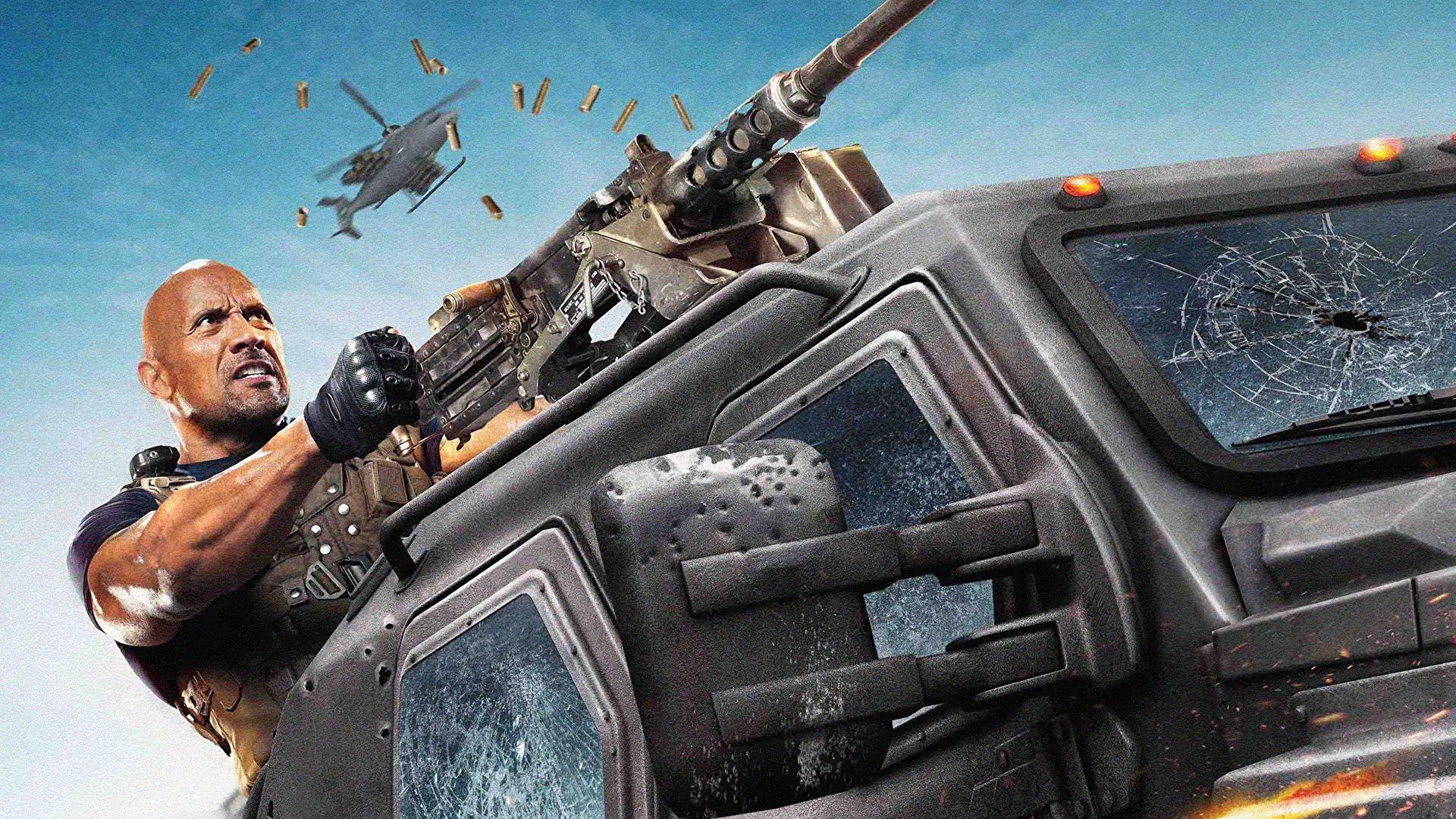 Picture The Fate of the Furious Dwayne Johnson Machine 1920x1080