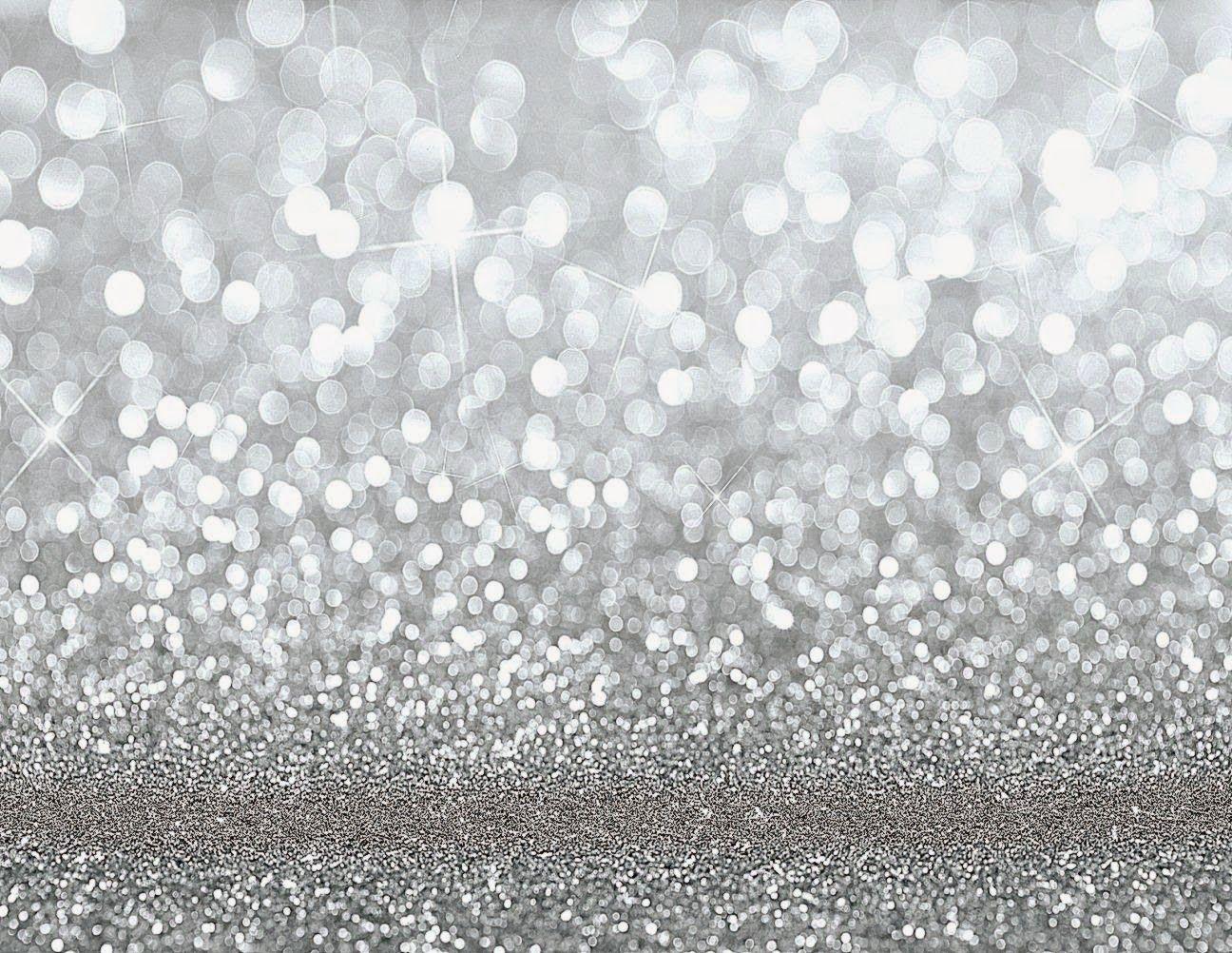 silver sparkly wallpaper