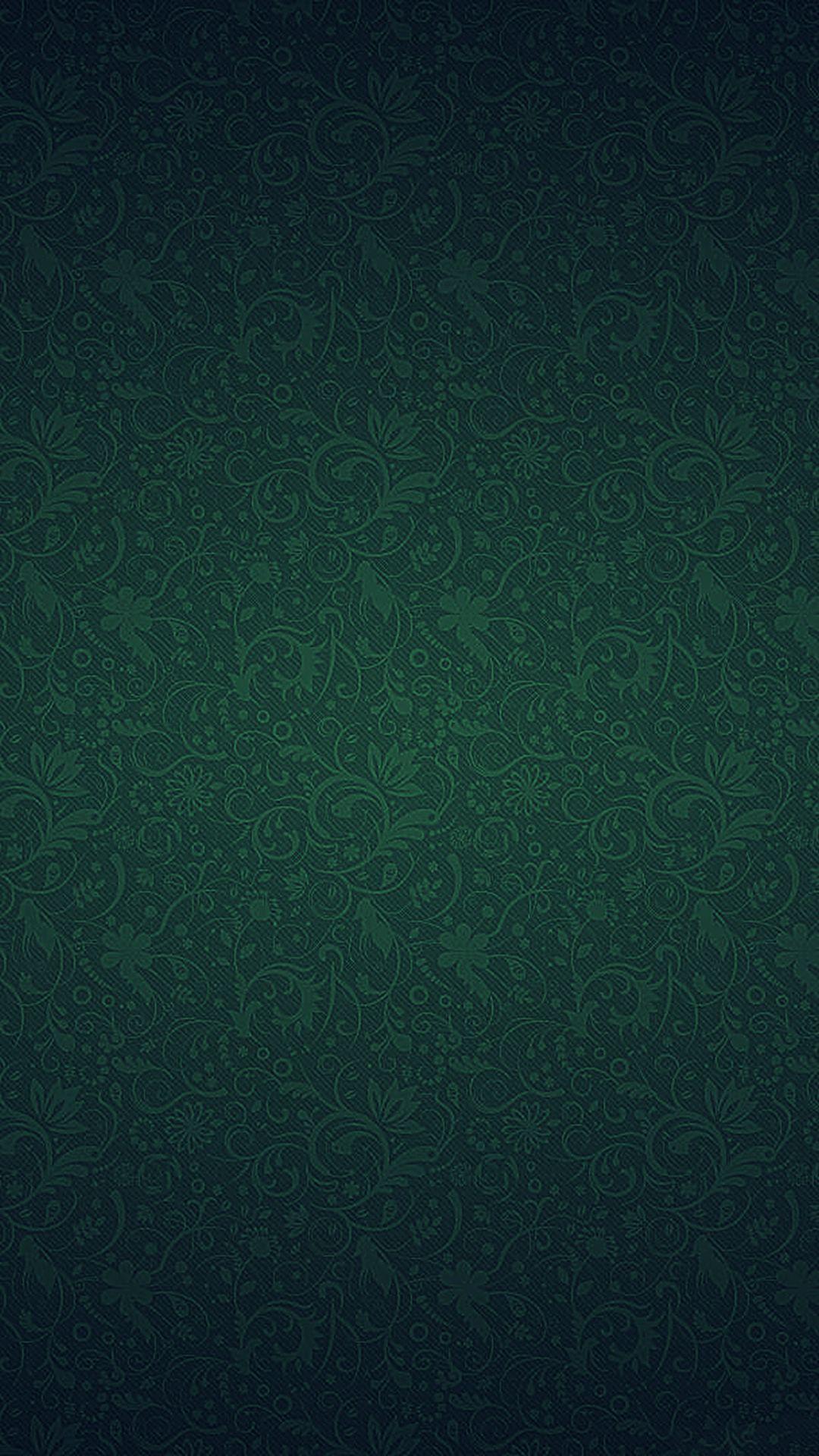 Green Ornament Texture Pattern iPhone 8 Wallpaper Download