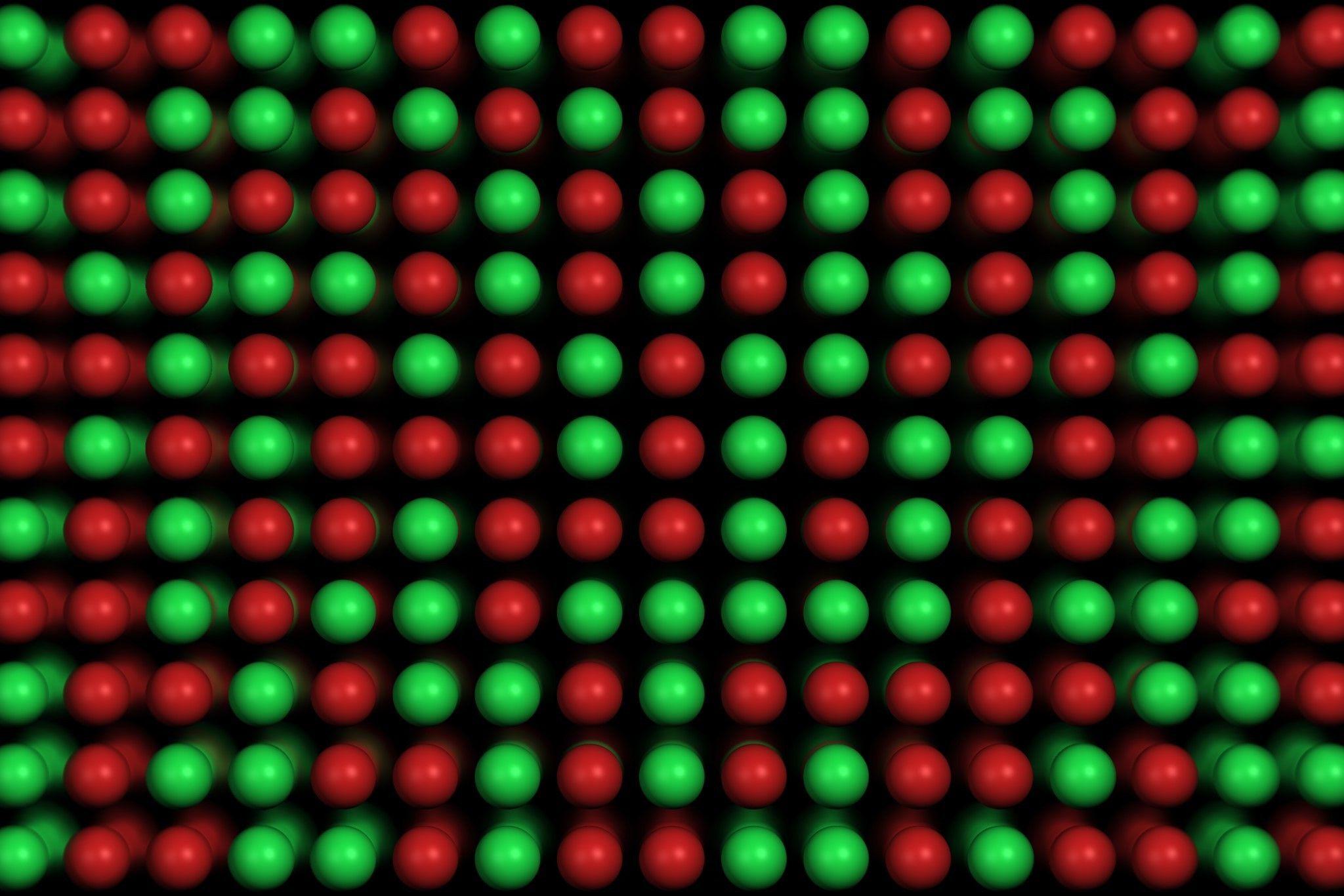digital art abstract minimalism black background dots ball green