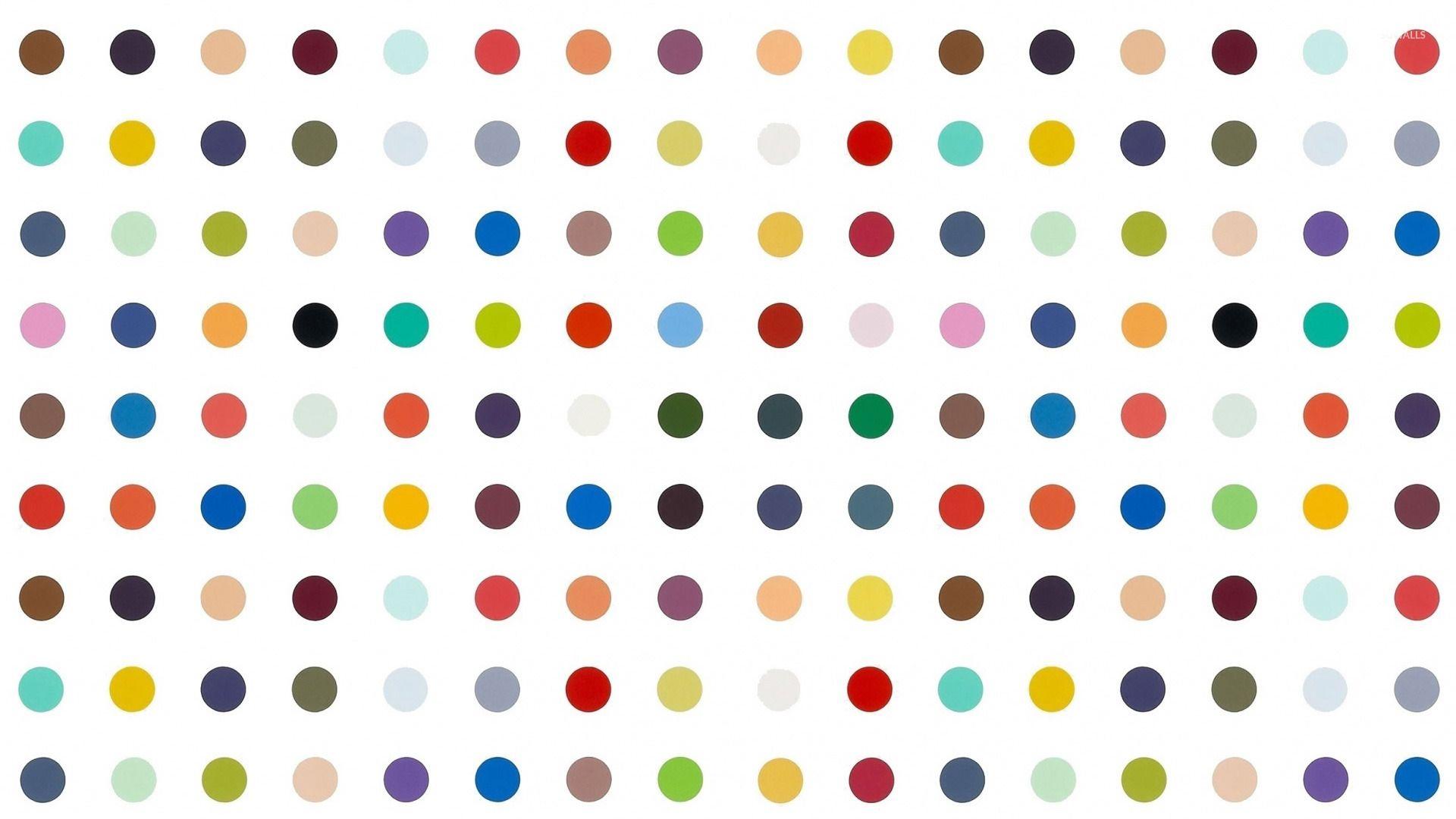 Colorful polka dots wallpaper wallpaper