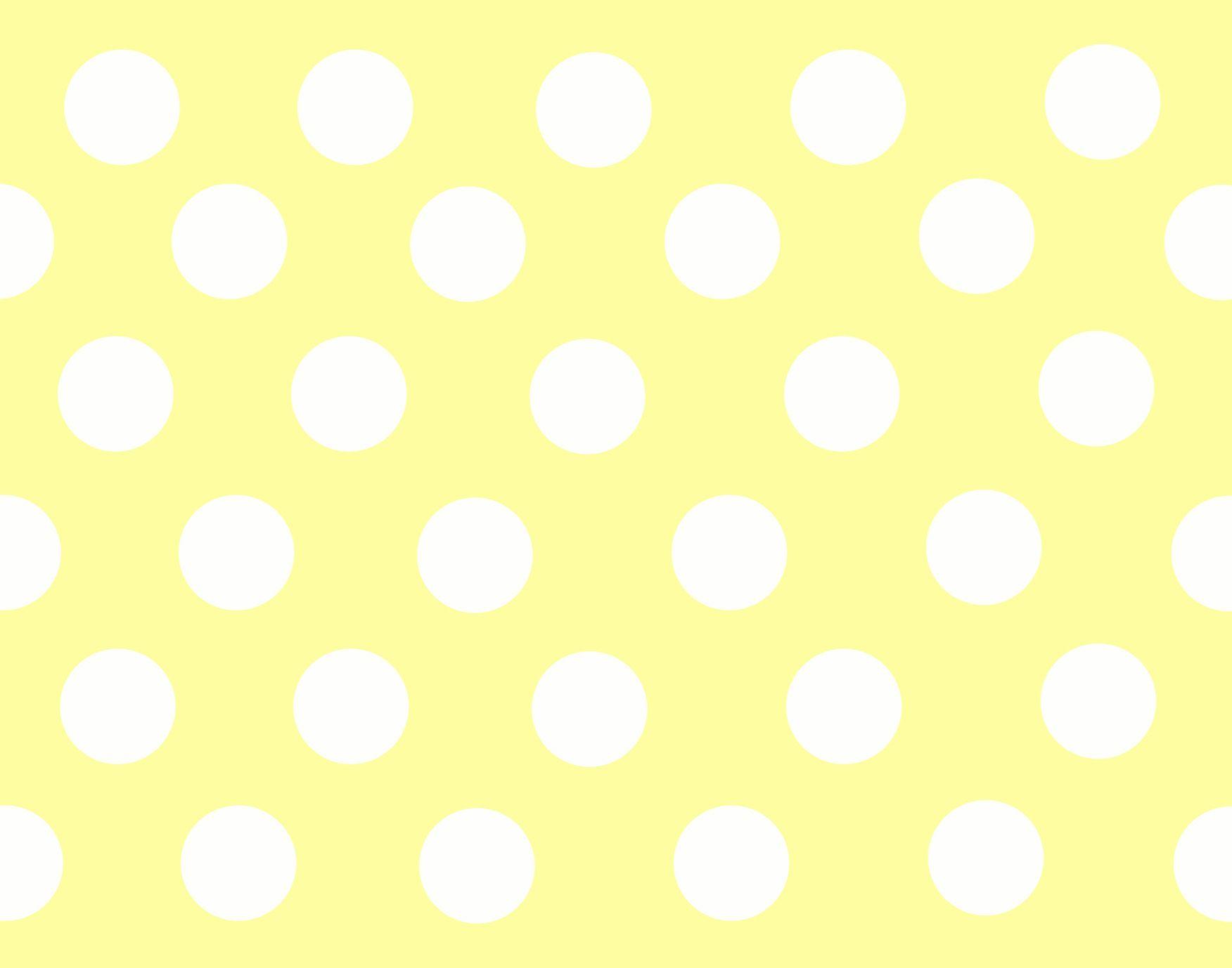 Yellow Polka Dot Wallpaper