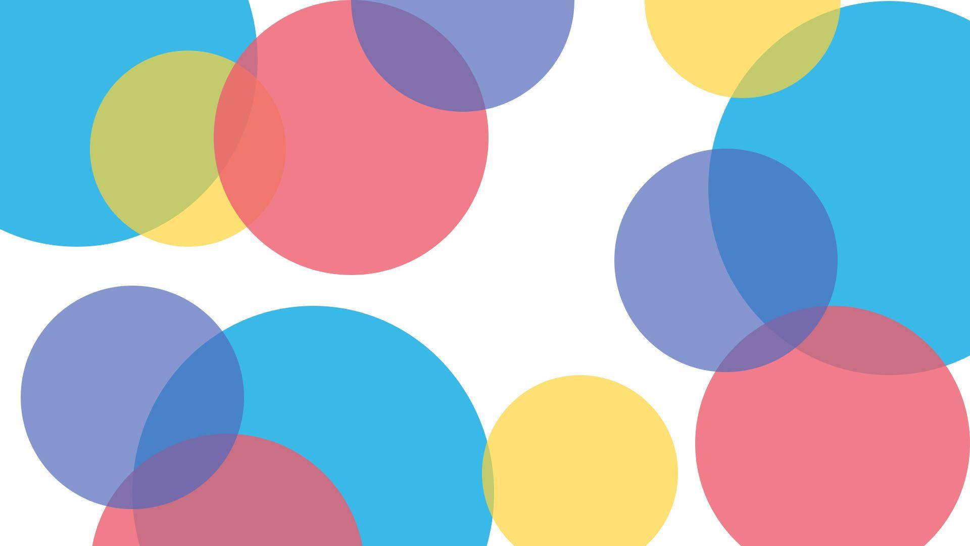Rainbow Polka Dot Wallpaper