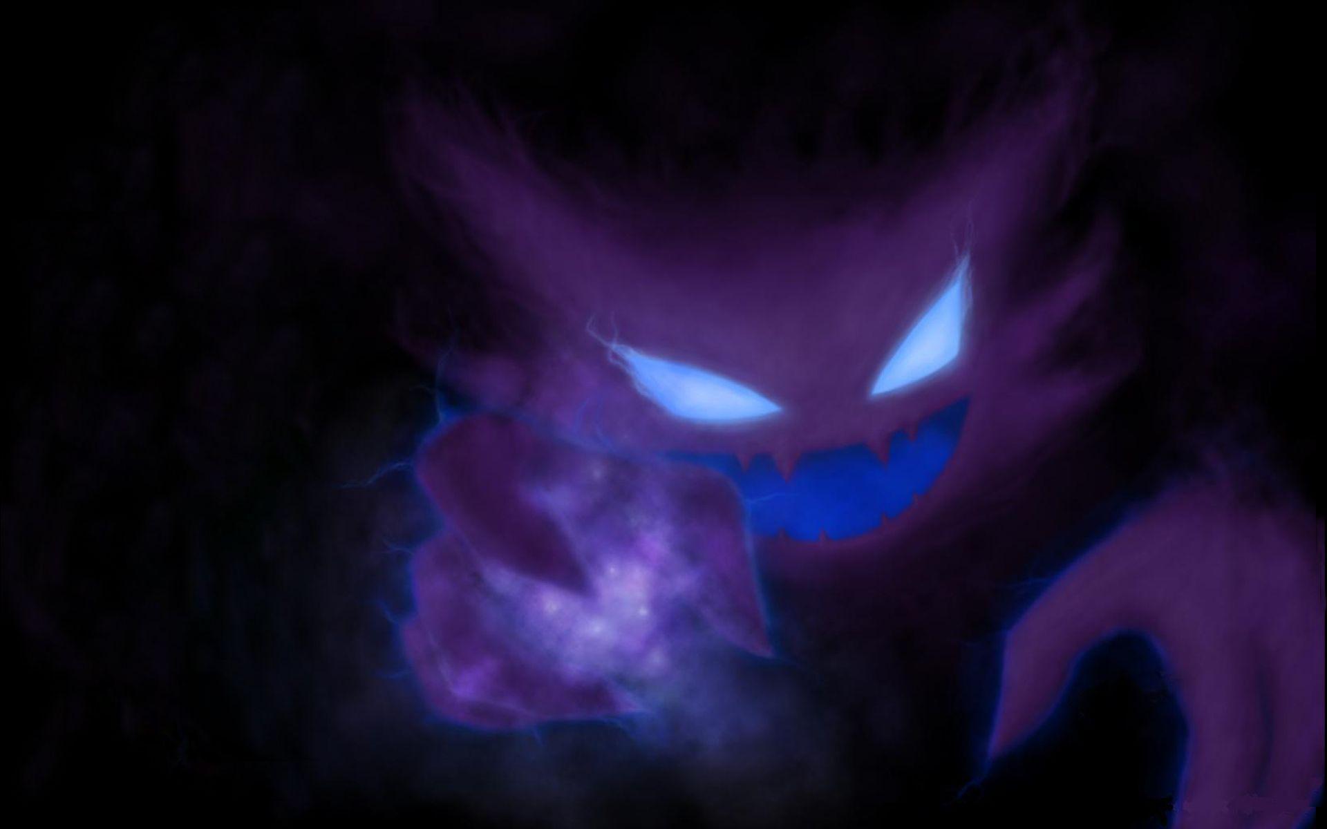 Dark monster magic evil horror halloween glow wallpaper