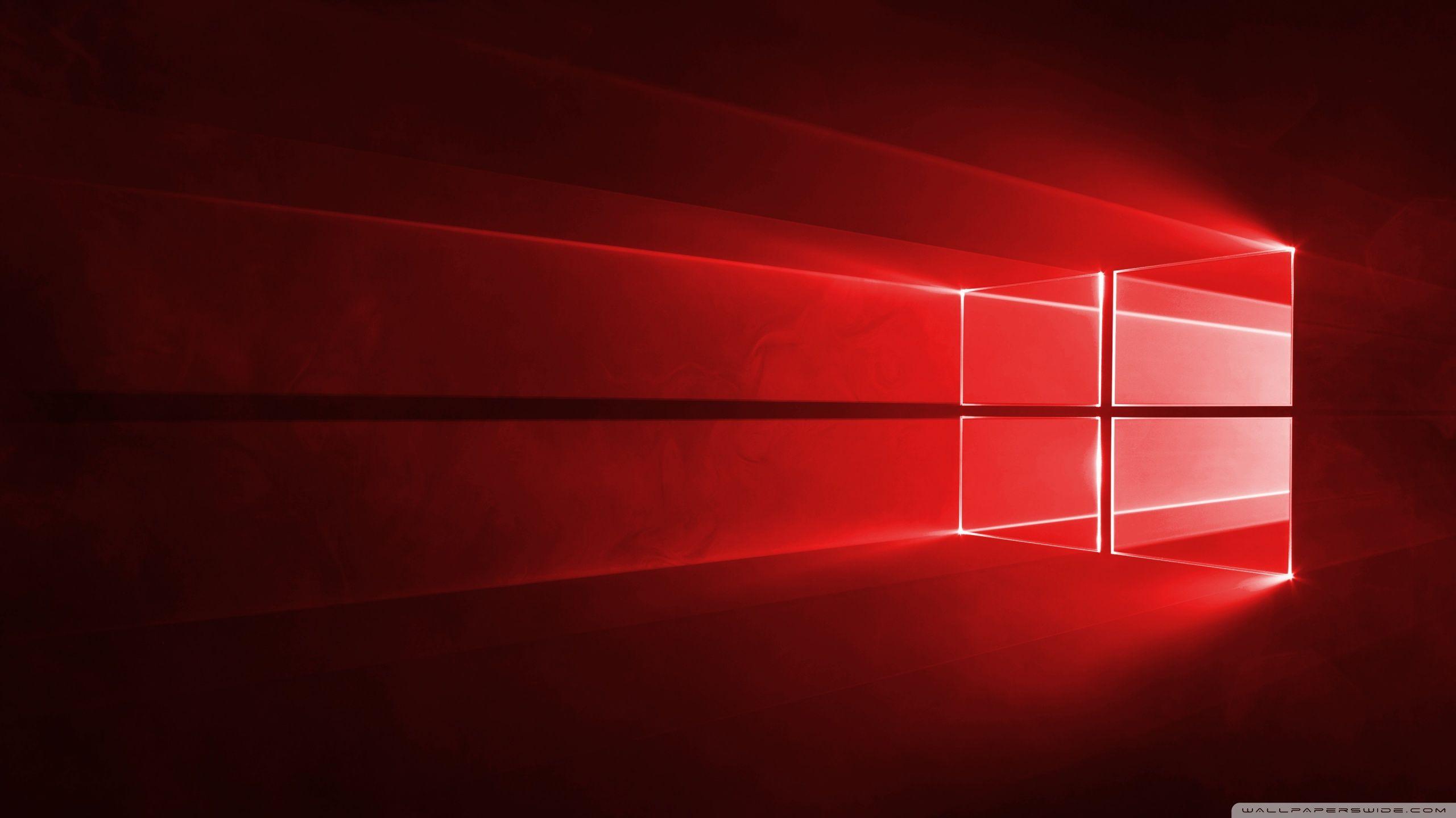 Windows 10 Red in 4K ❤ 4K HD Desktop Wallpaper for • Wide & Ultra