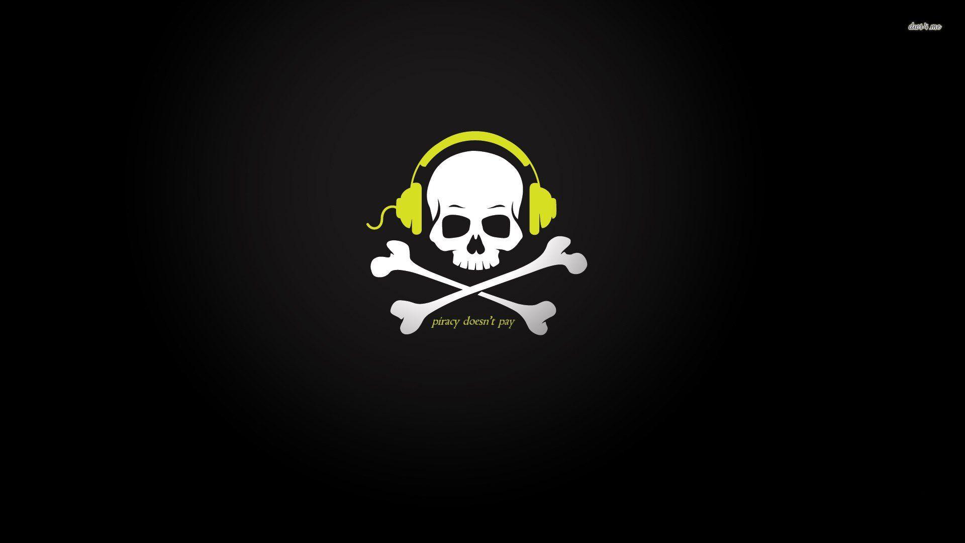 Skull With Headphone