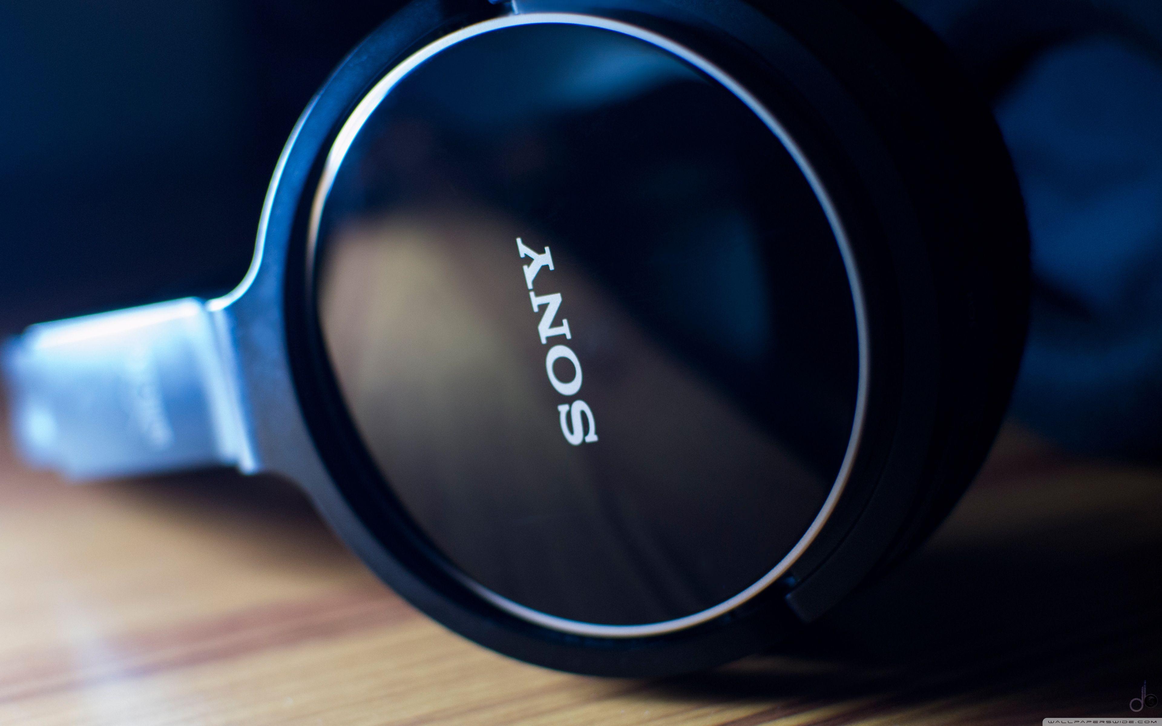 Sony Over Ear Headphone Music ❤ 4K HD Desktop Wallpaper