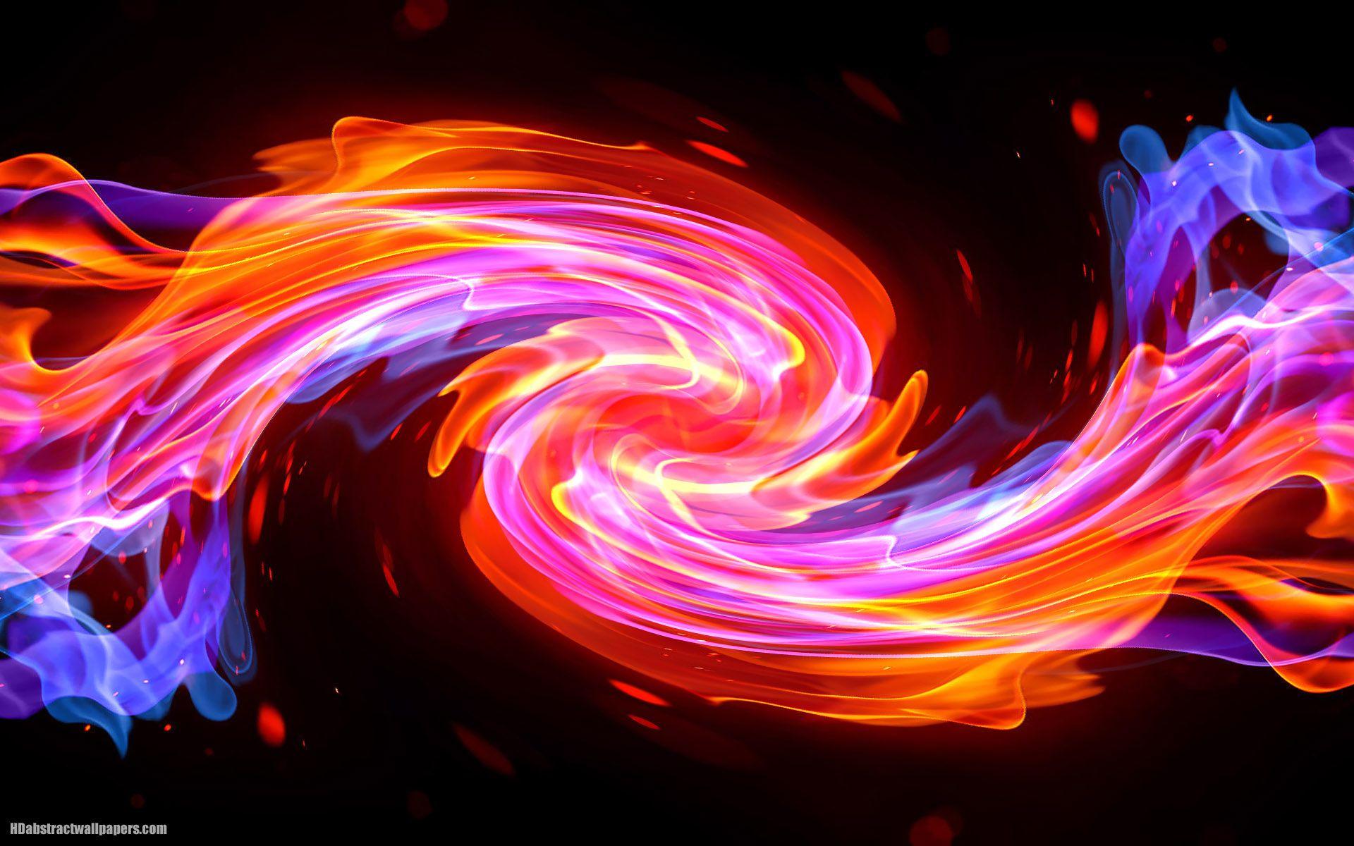 Abstract fire background. HD Abstract Wallpaper