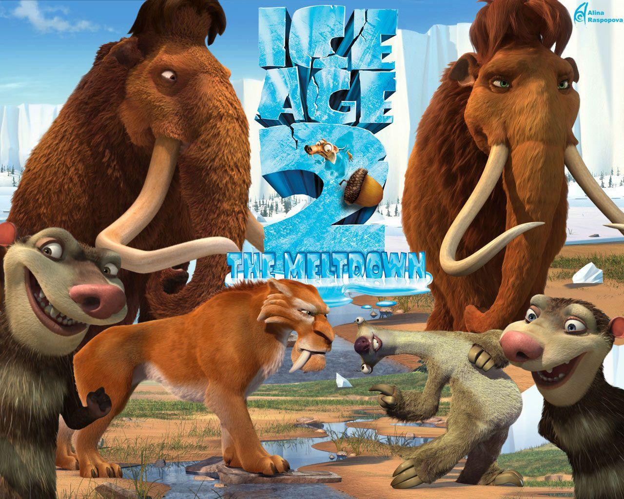 Ice Age 2 Wallpaper Age 2 The Meltdown Wallpaper