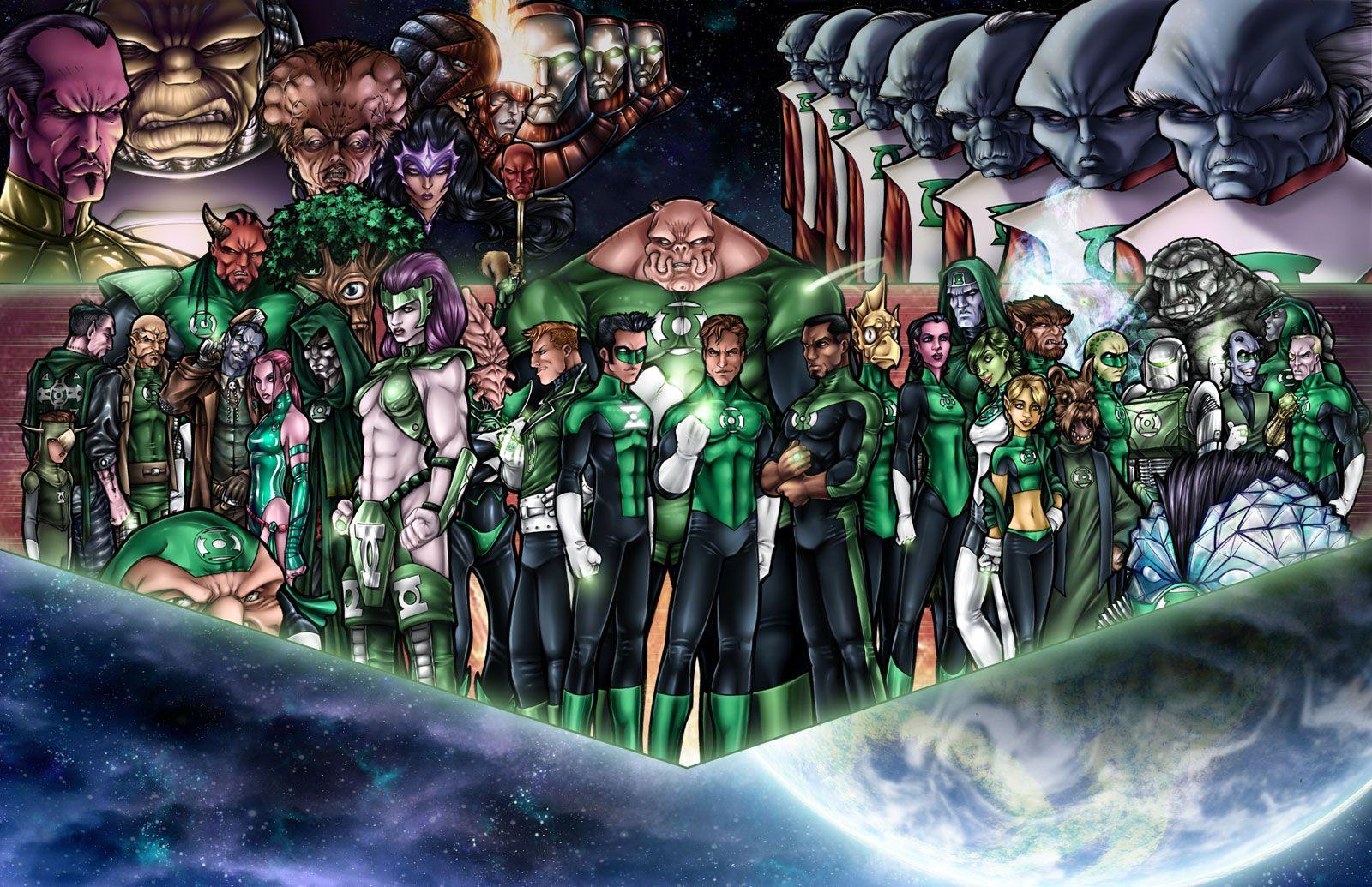 Green Lantern, DC Comics, Green Lantern Corp wallpaper
