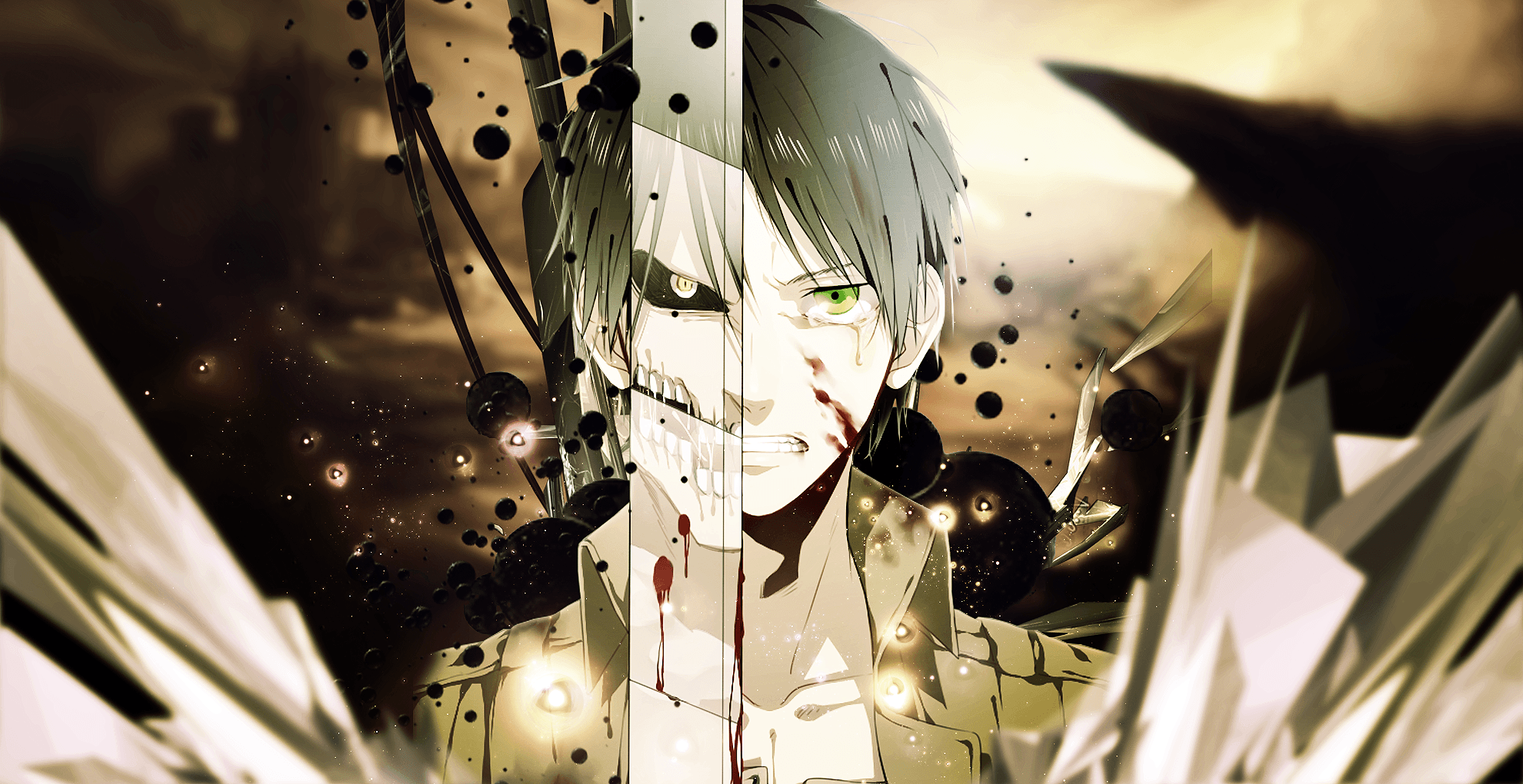 Eren Jaeger Attak on Titan Wallpaper by Lkoizumil. Daily Anime Art