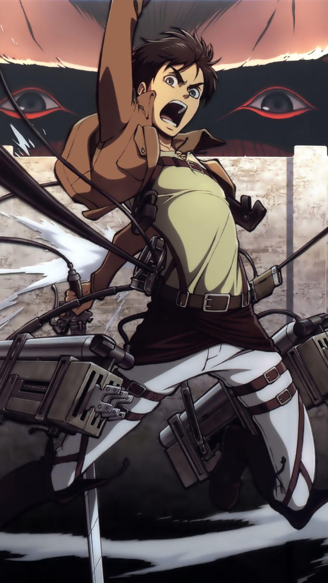 Shingeki no Kyojin (Attack on Titan) iPhone 5 and Android wallpaper