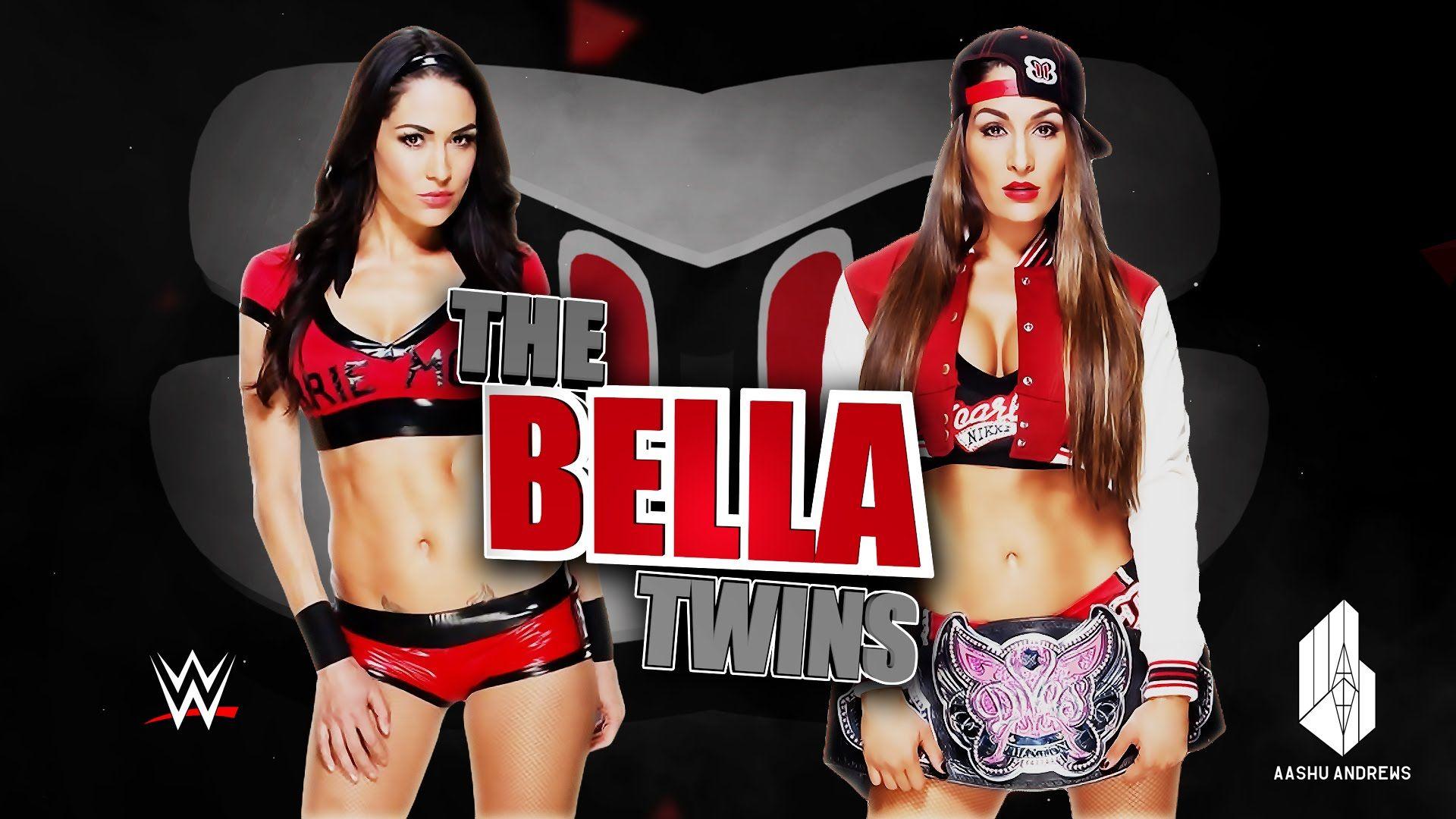 The Bella Twins Wallpaper  Wwe Nikki Bella Brie Bella Transparent PNG   659x625  Free Download on NicePNG