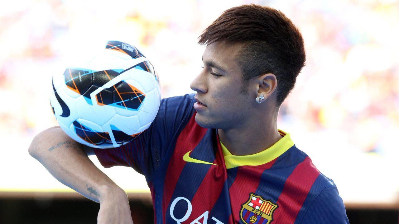 Barcelona Hairstyle Neymar Football Soccer Player HD Mobile