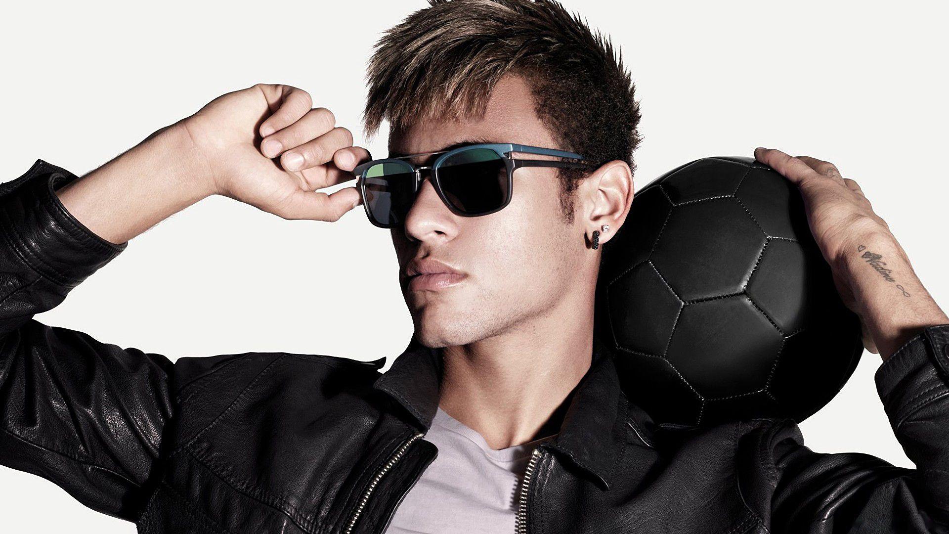 Wallpaper Neymar Jr Police Sunglasses