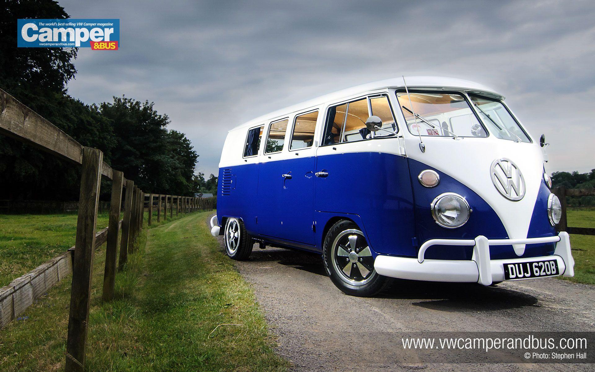 Background Split Window Camper Camperbus Magazine With Volkswagen