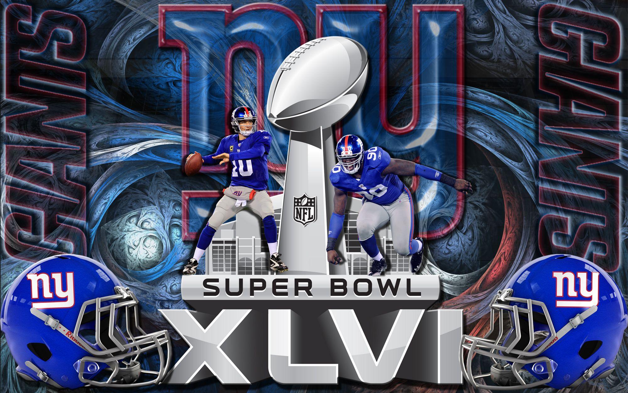 Wallpaper By Wicked Shadows: New York Giants Super Bowl Wallpaper 2