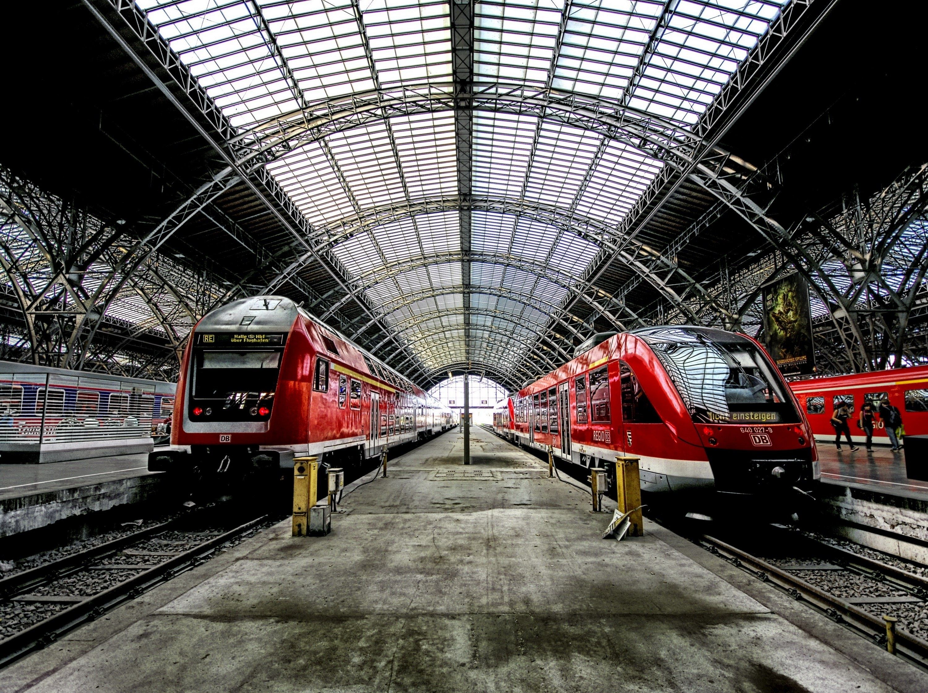 Train Station HD Wallpaper and Background Image