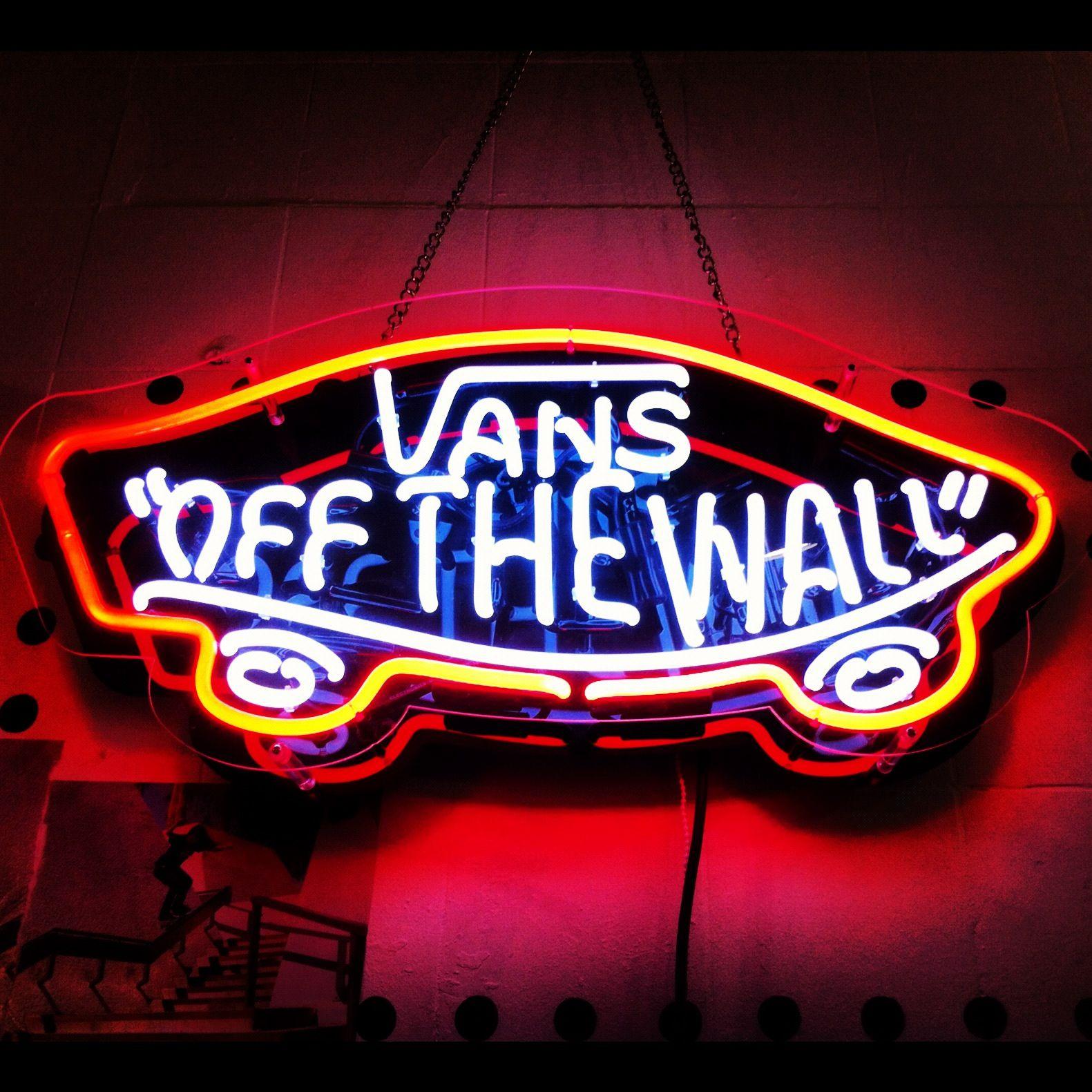 Van's off the wall. :) one of my fav shoe companies. Love neon