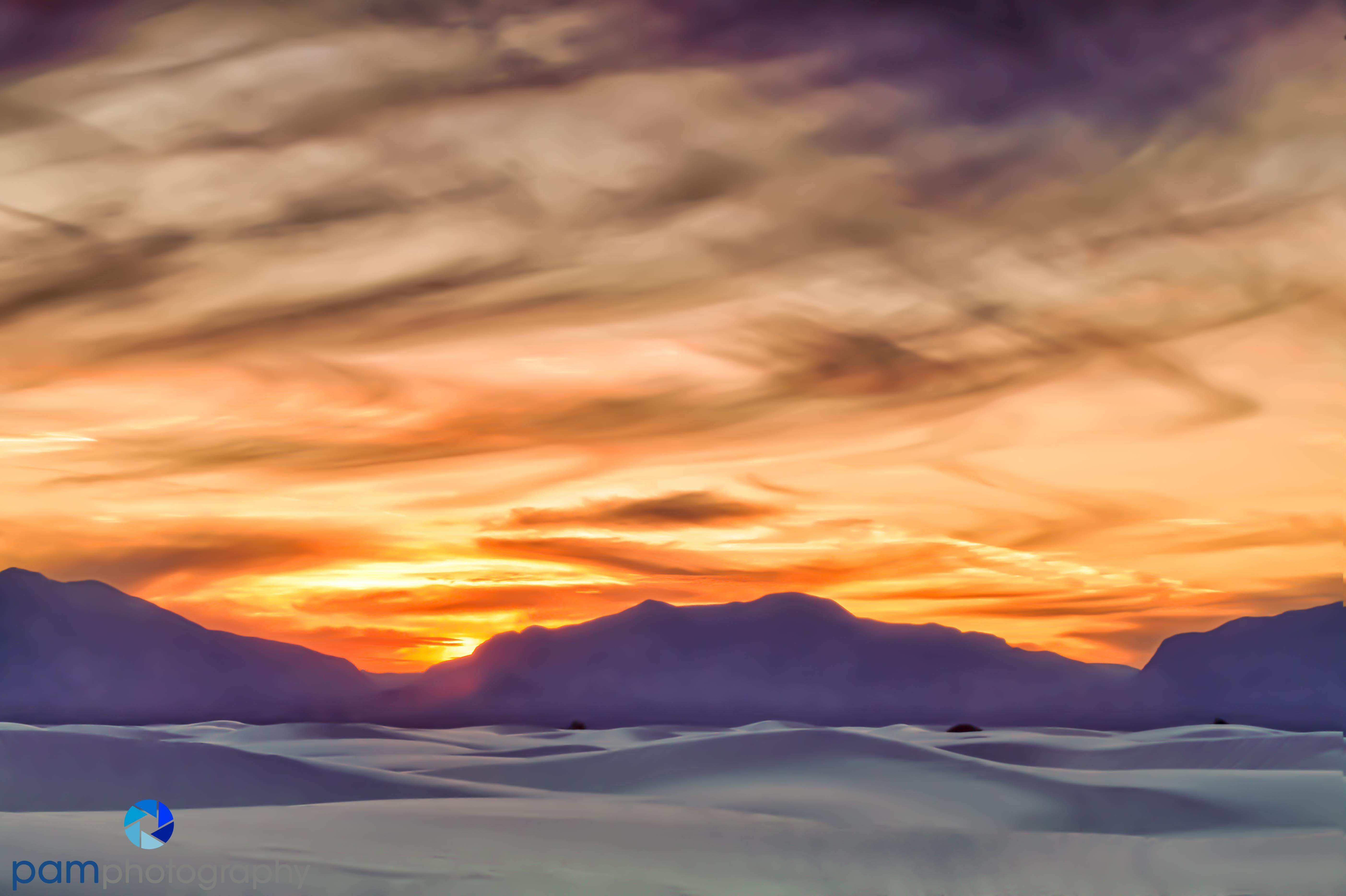 Photographing the White Sands National Monument in New Mexico