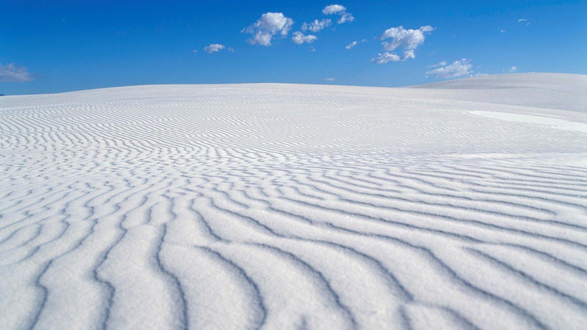 White Sands National Monument White Desert in New Mexico US