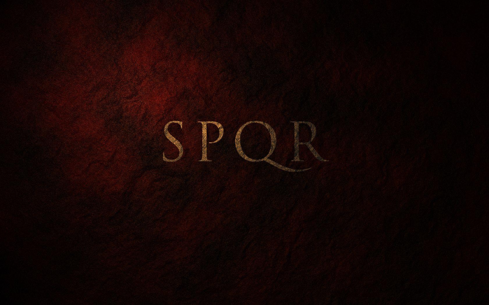 Spqr -the Senate And People Of Rome Wallpaperx1050