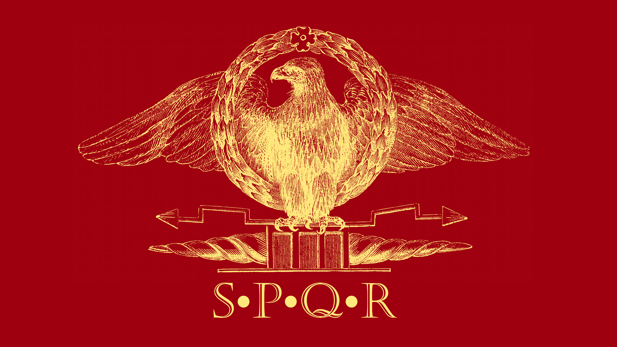 Штандарт Рима SPQR