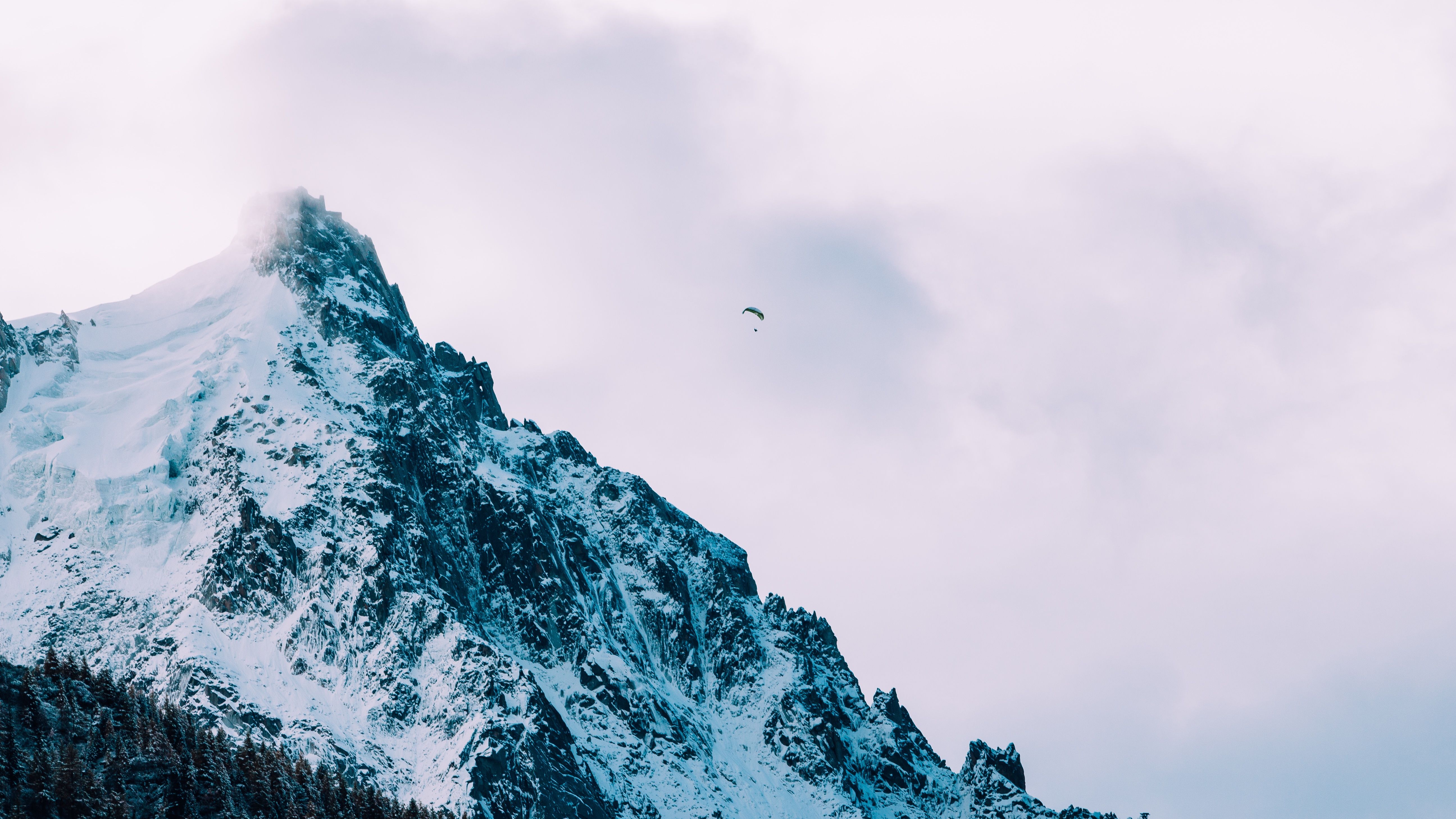 Free Of View Of Chamonix Mont Blanc, France