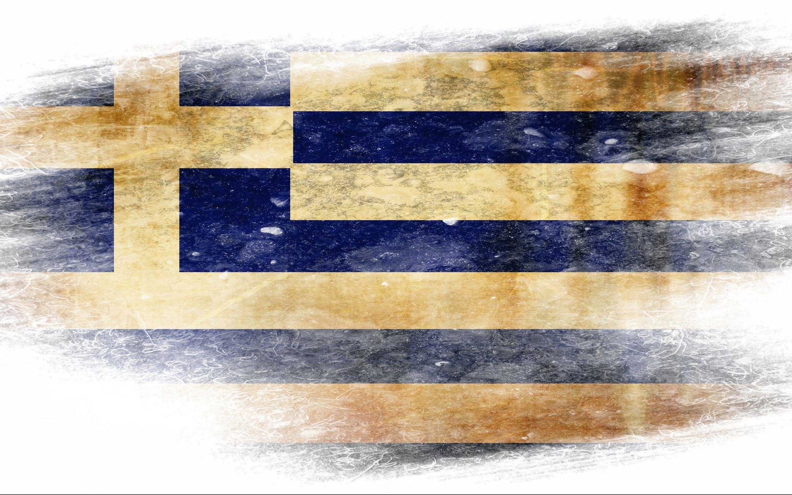 Flag of Greece Full HD Wallpaper and Background Imagex1600