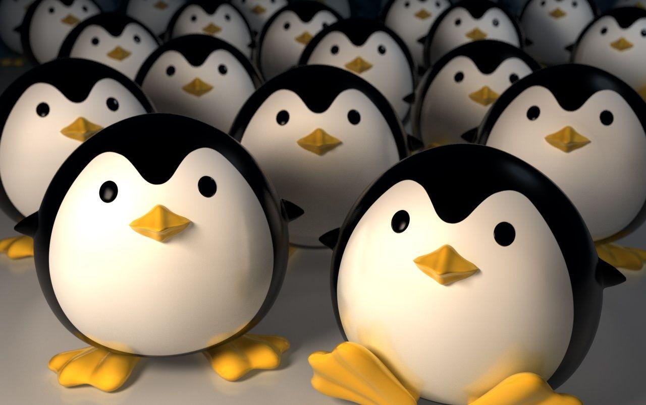 Penguin invasion wallpaper. Penguin invasion