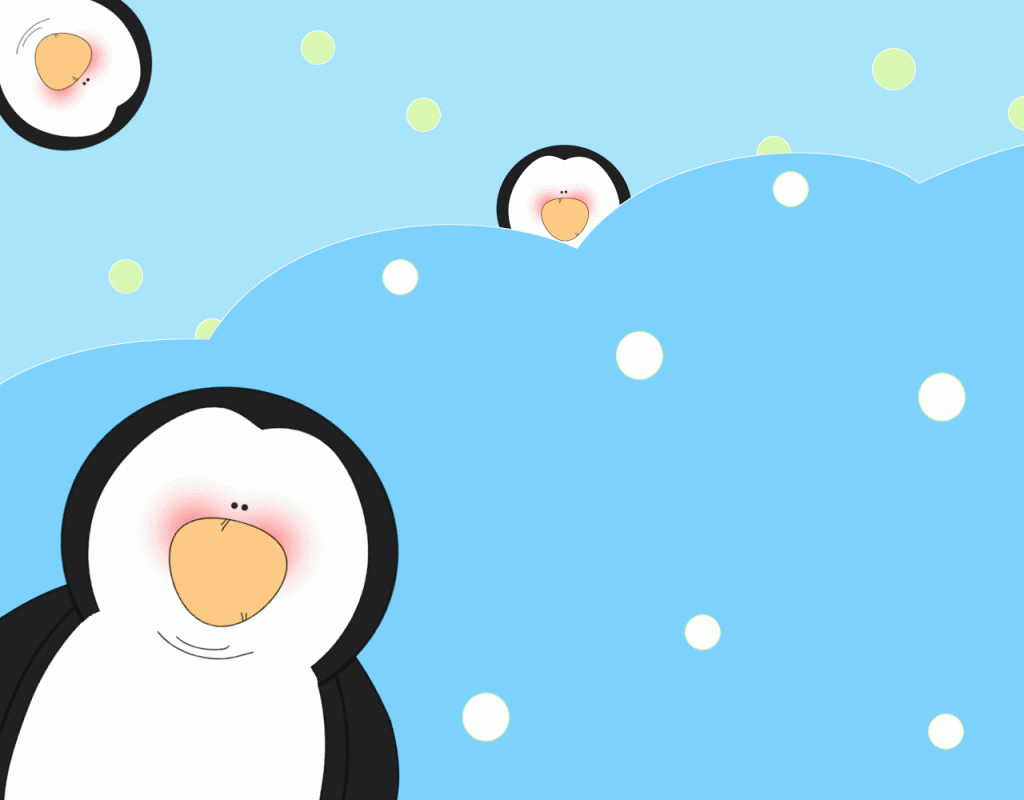 Cute Penguin Background Wallpaper