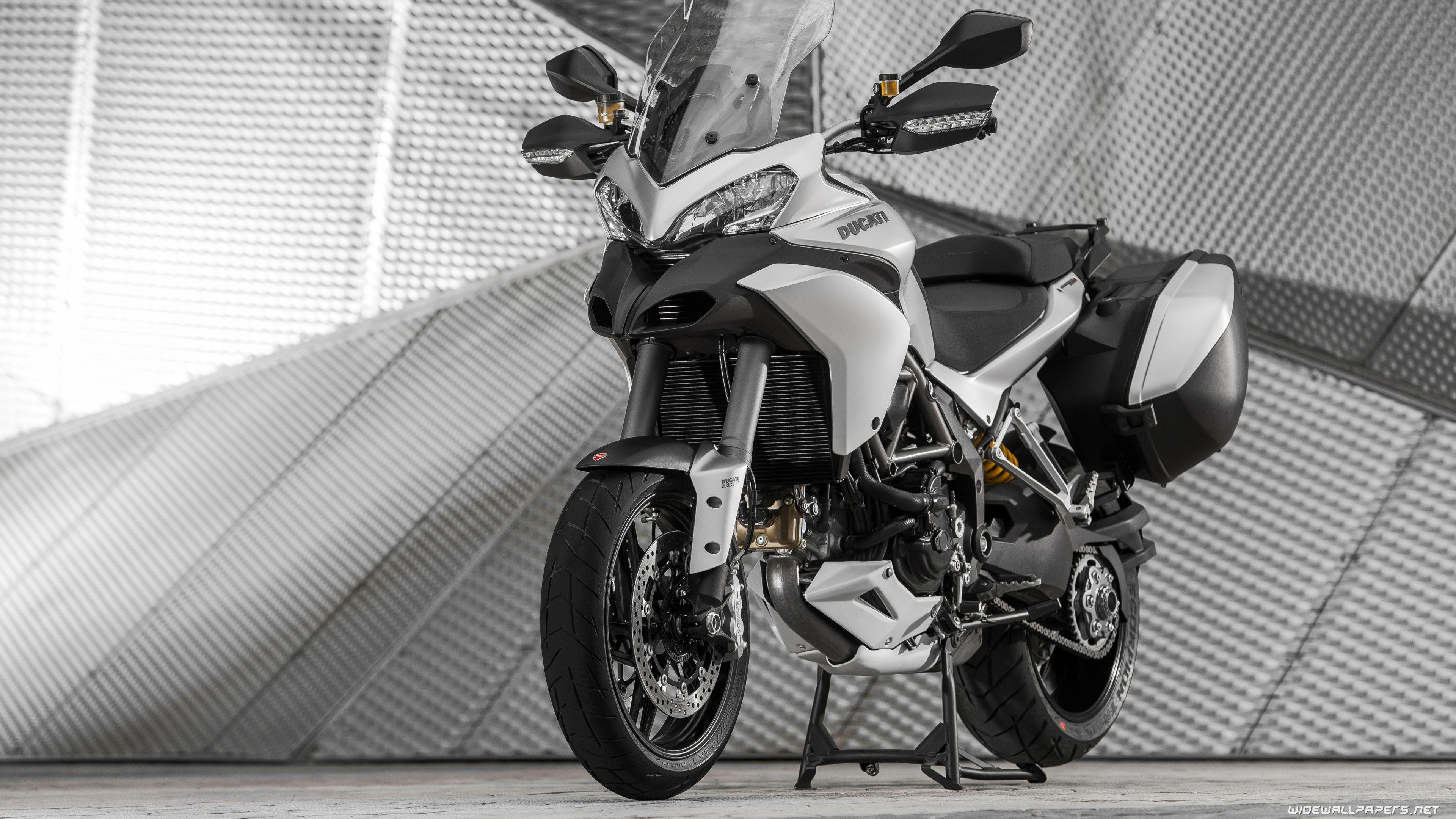 Ducati Multistrada 1200 S Touring motorcycle desktop wallpaper 4K