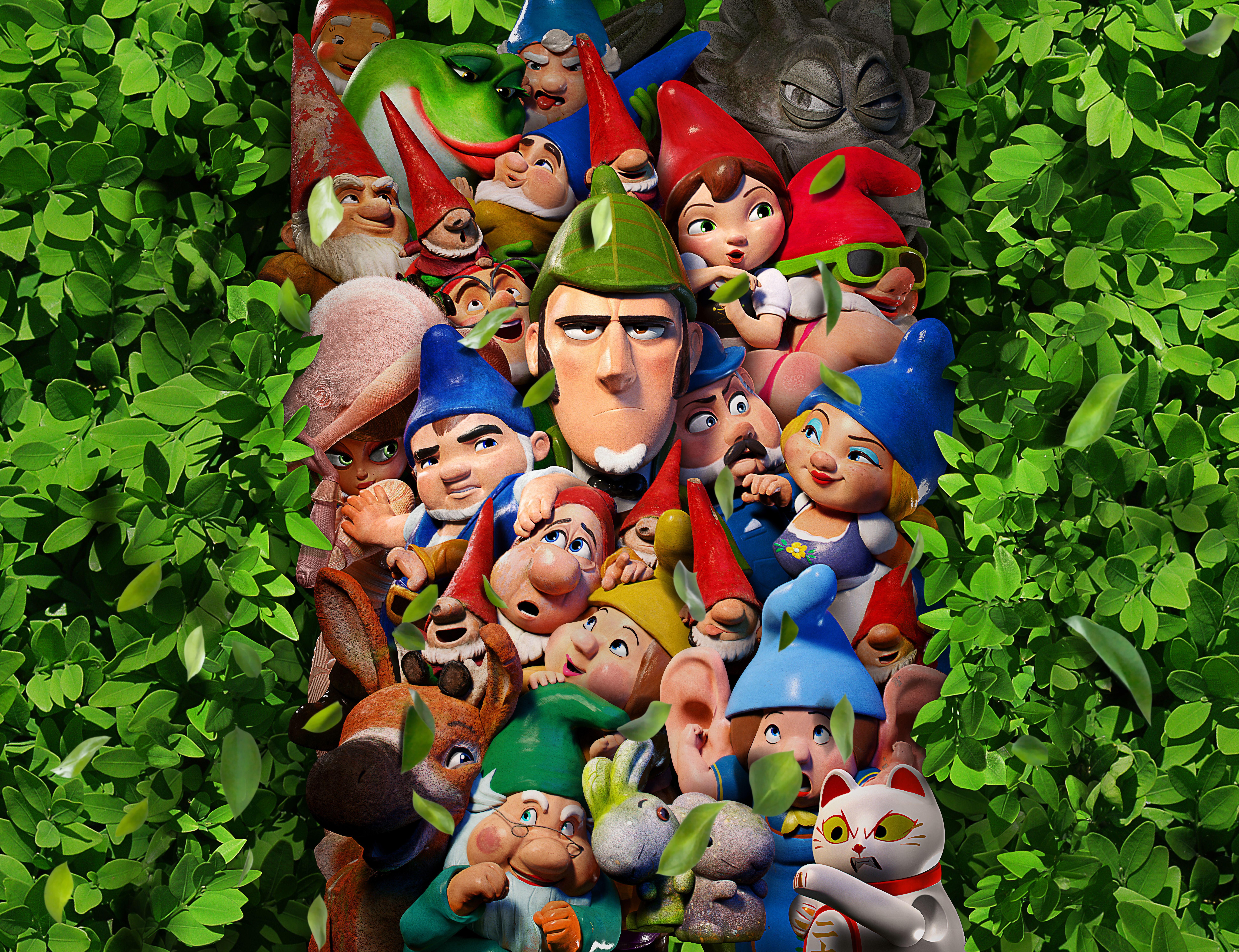 Wallpaper Sherlock Gnomes, Animation, 2018, 4K, 8K, Movies