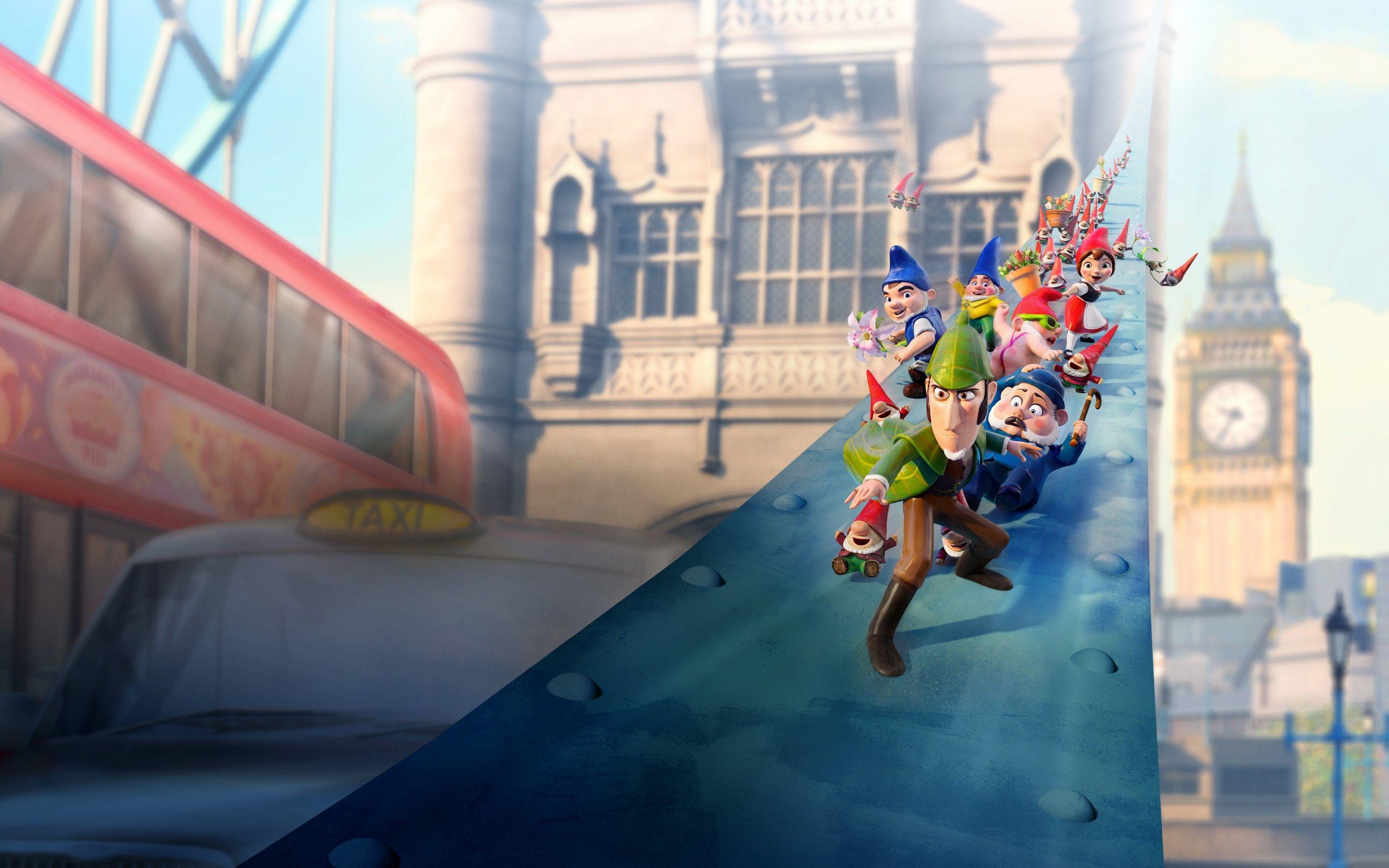 Wallpaper Sherlock Gnomes, Animation, 2018, 5K, Movies