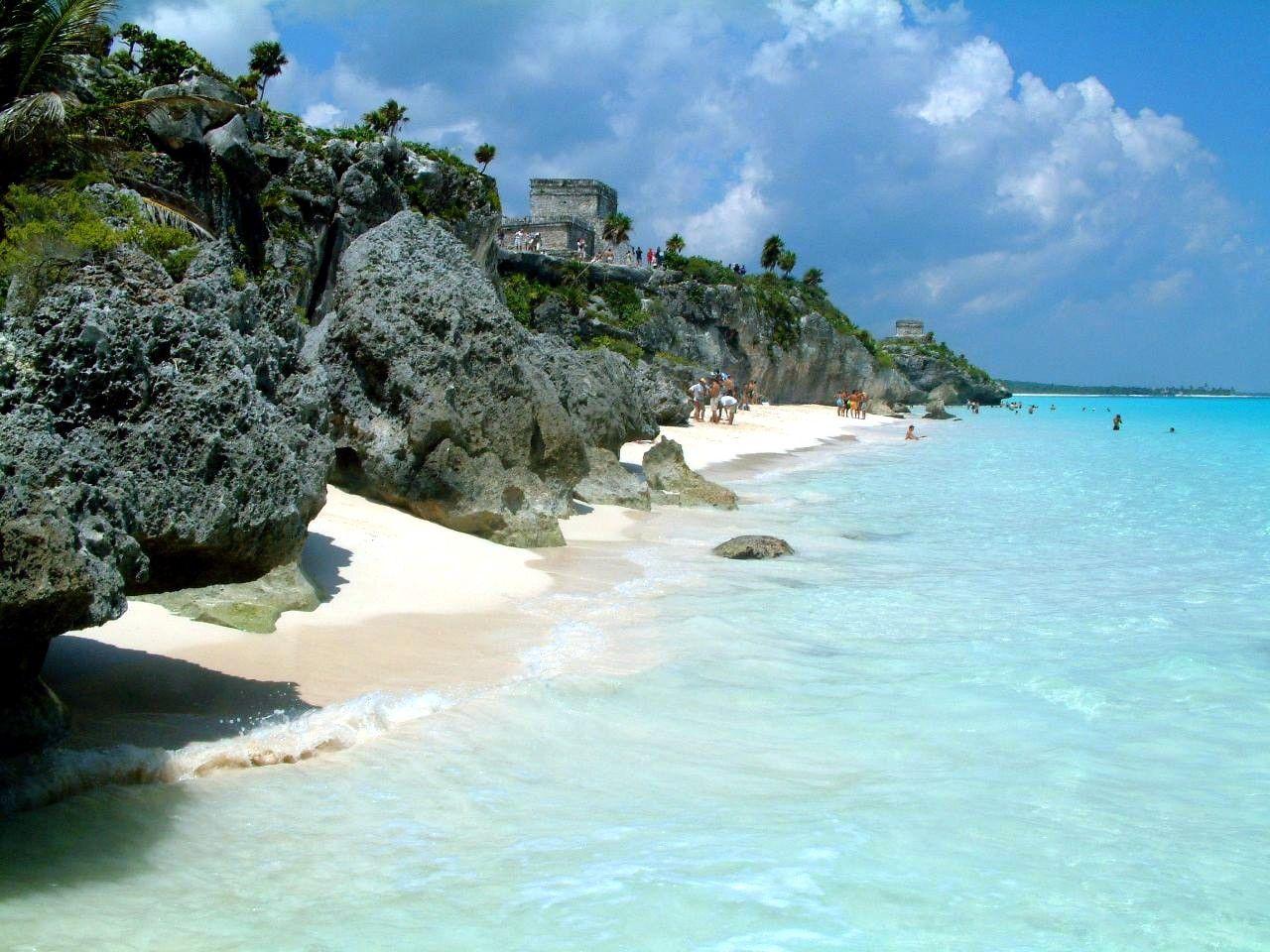 Пляж Тулум Мексика