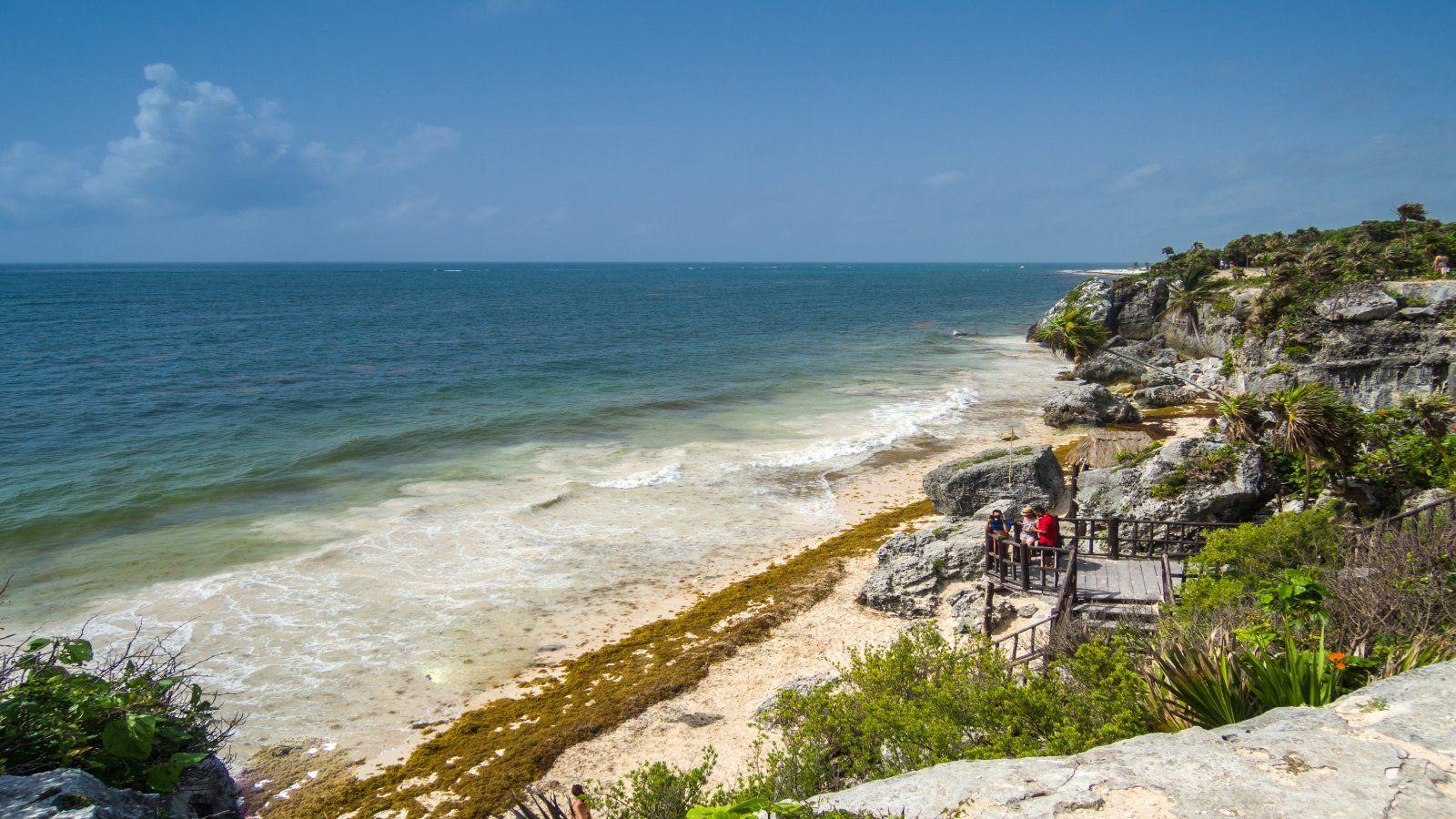 File Tulum Maya Ruins Mexico Beach Wikimedia. Desktop Wallpaper