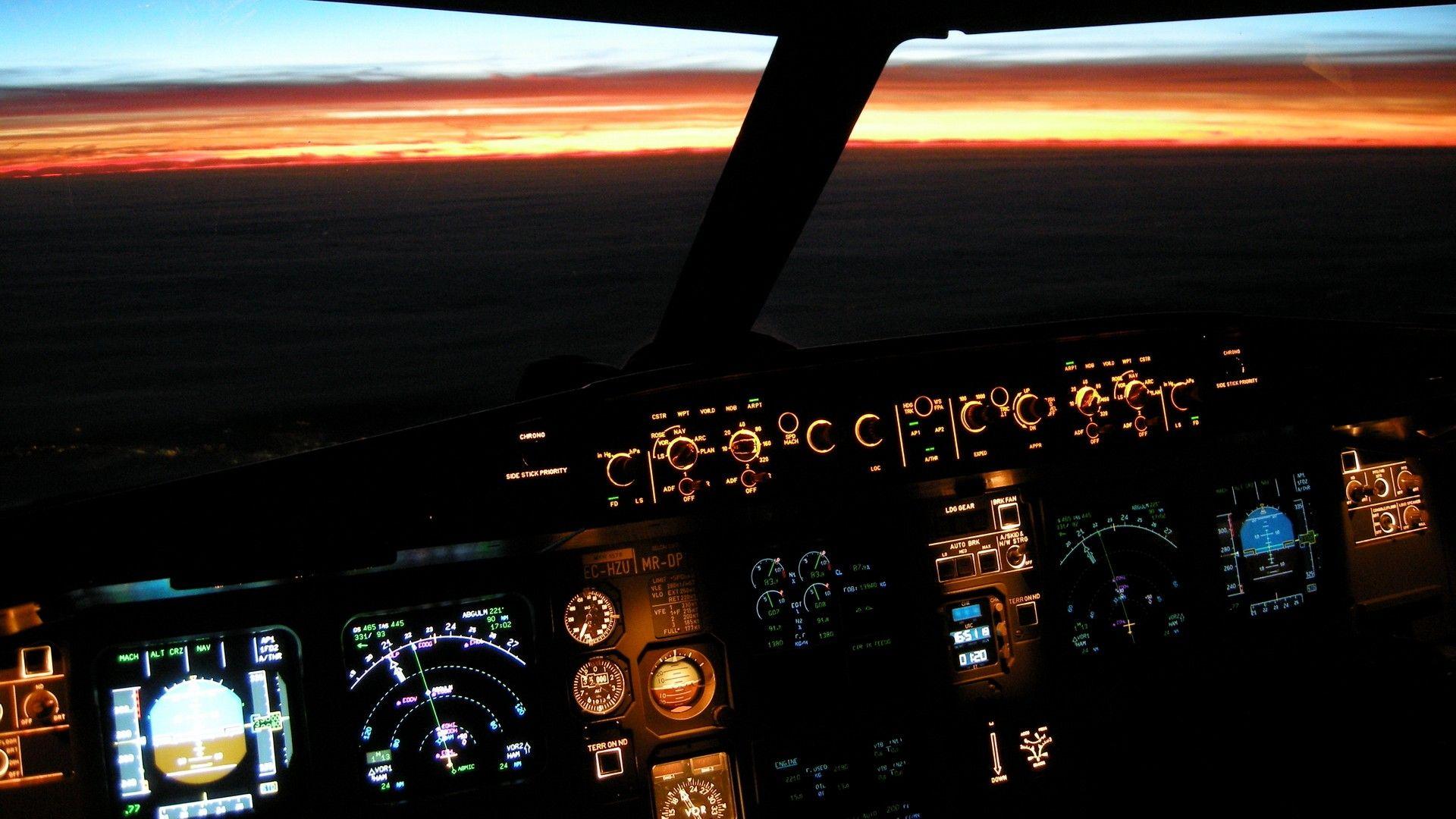 Airplane Cockpit Wallpaper Background. HD Wallpaper Background