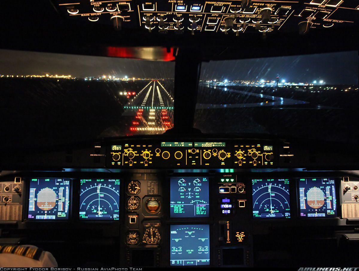 Airplane Cockpit Wallpaper 4K