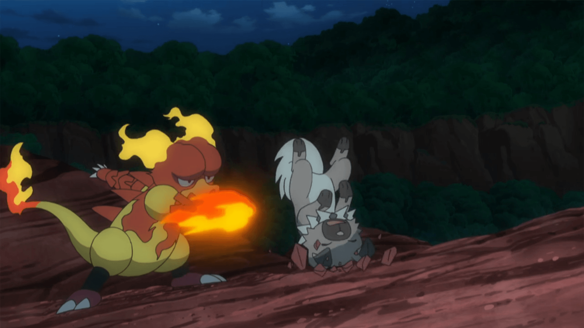 SM015: Rocking Clawmark Hill!. Pokémon