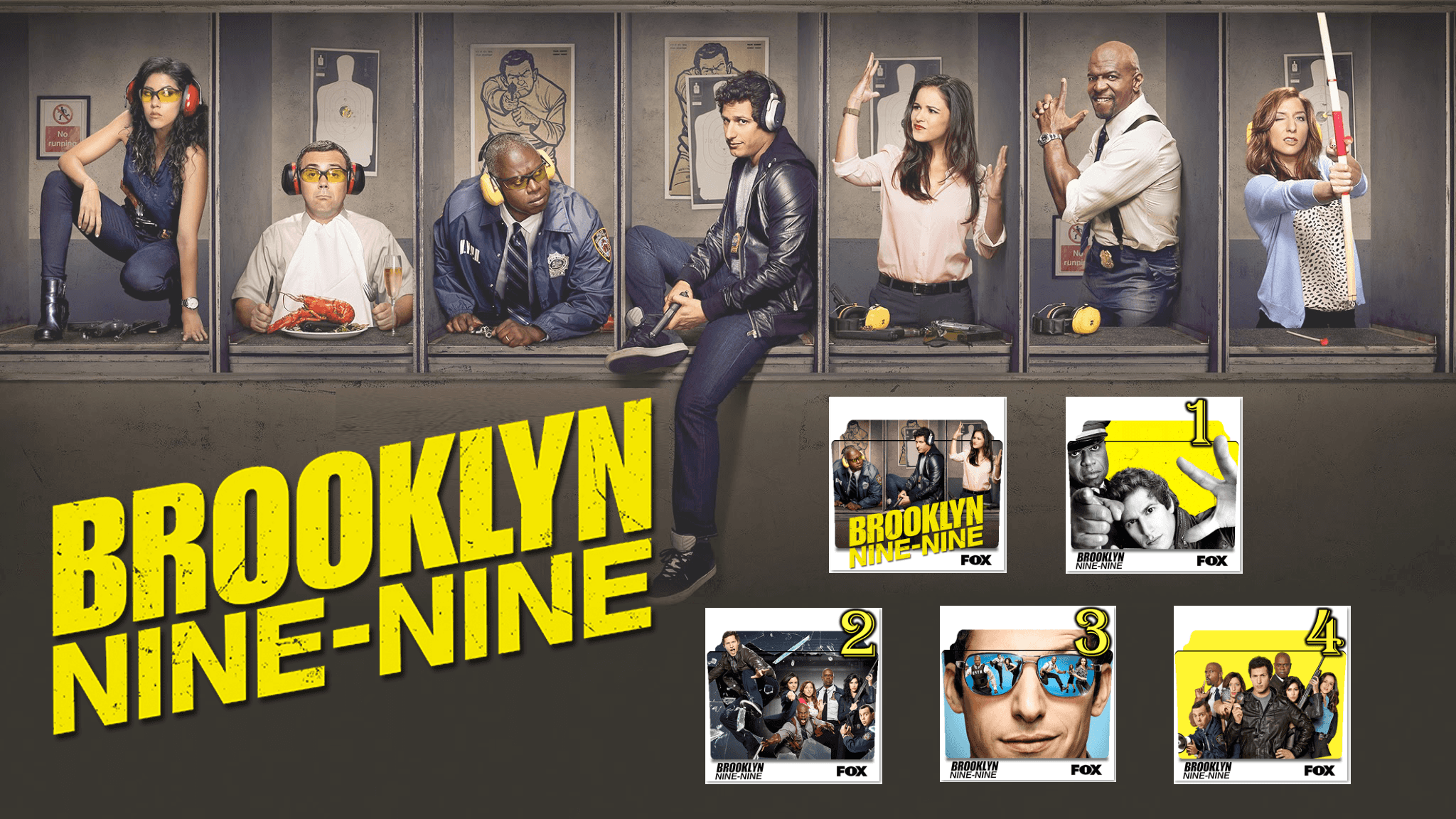 Brooklyn Nine Nine Series And Season Folder Icons