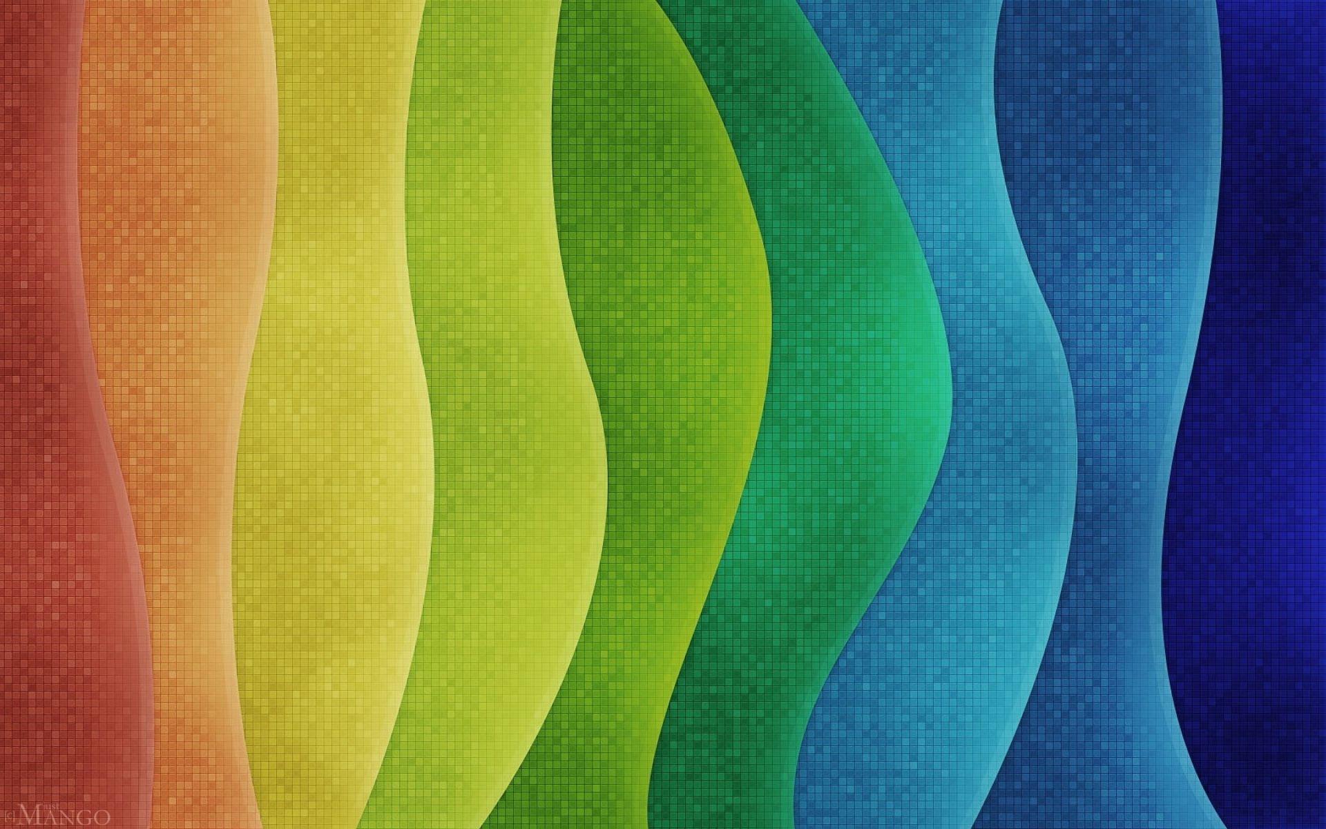 Mosaic Rainbow Tiles Curves wallpaper. Mosaic Rainbow Tiles