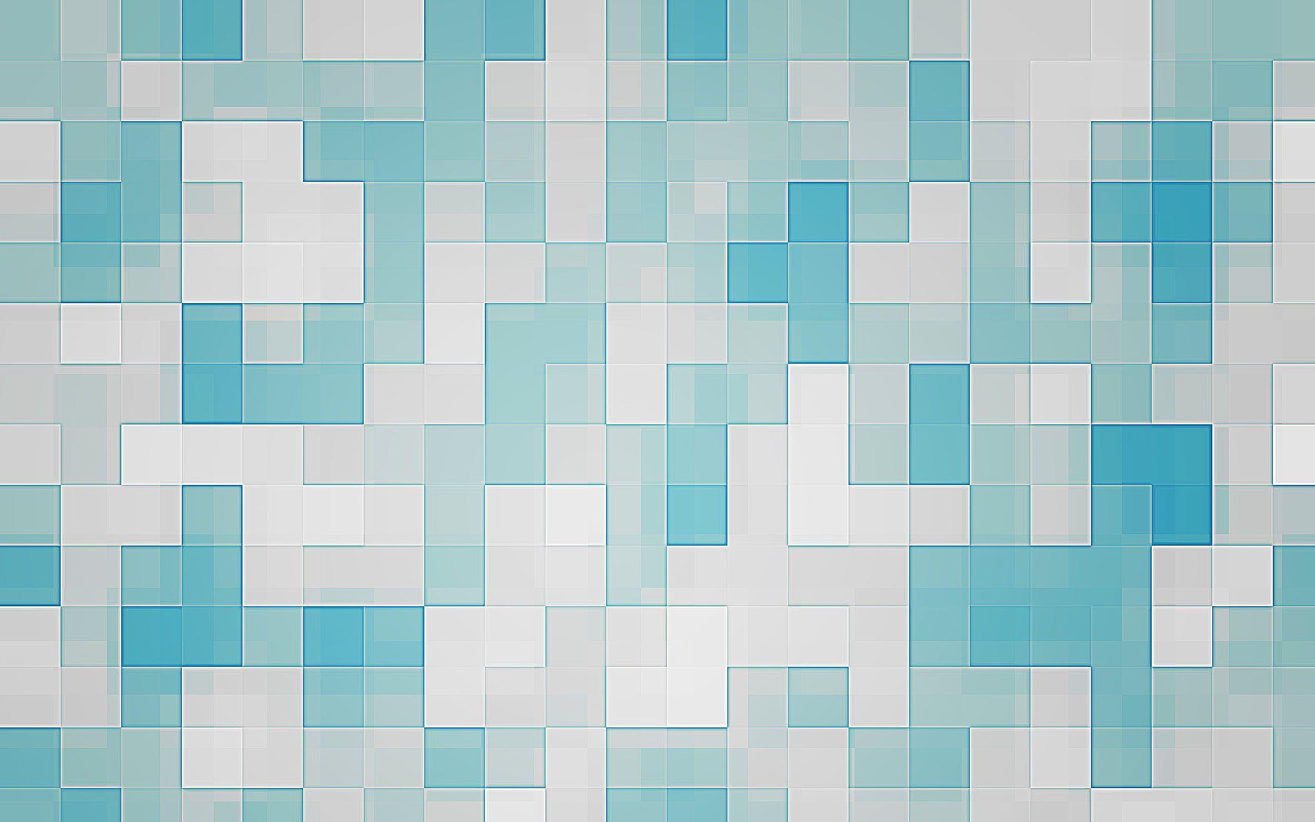 Abstract Cubes Grid Mosaic