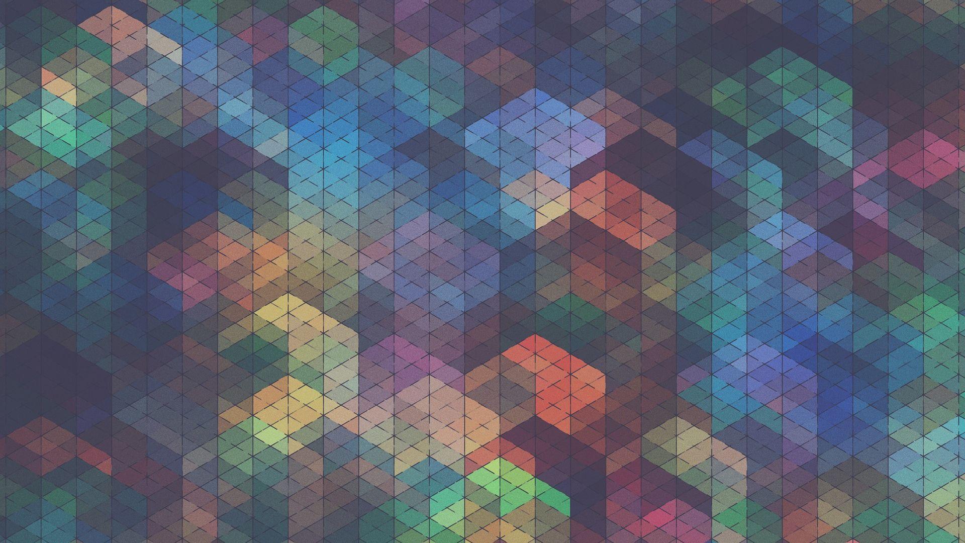 Abstract Multicolor Tiles