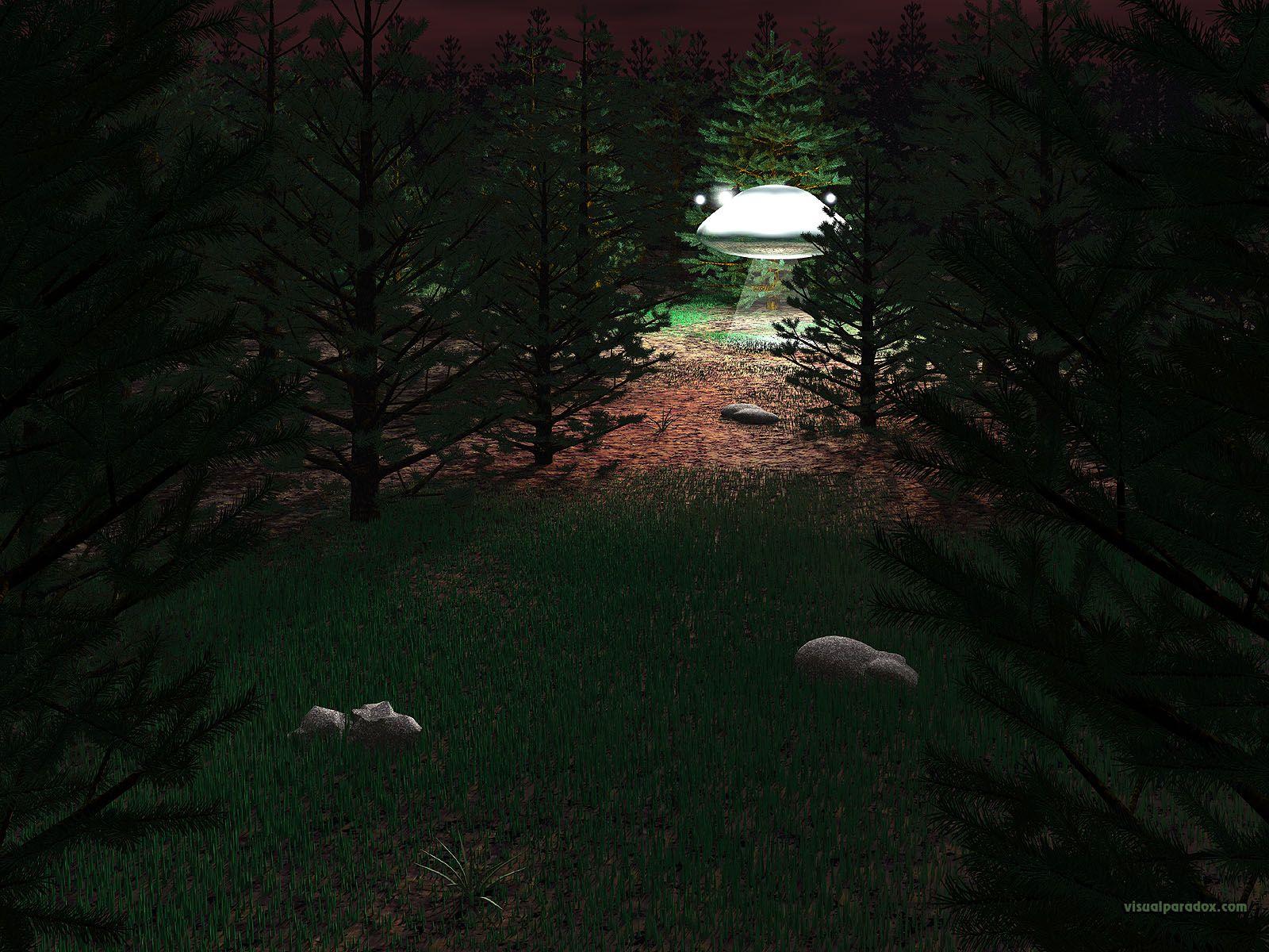 Free 3D Wallpaper 'U.F.O.' 1600x1200