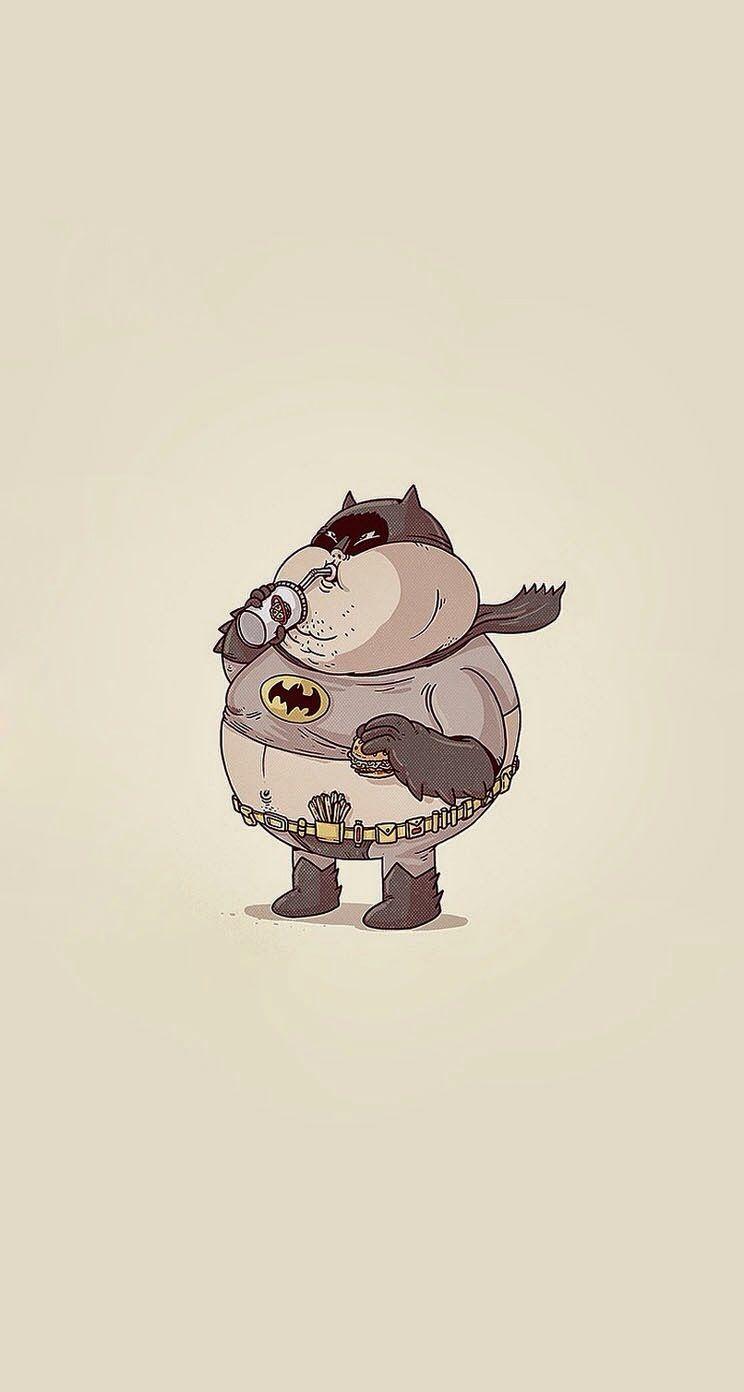 Fat Batman #superheroes iPhone wallpaper - iPhone 8