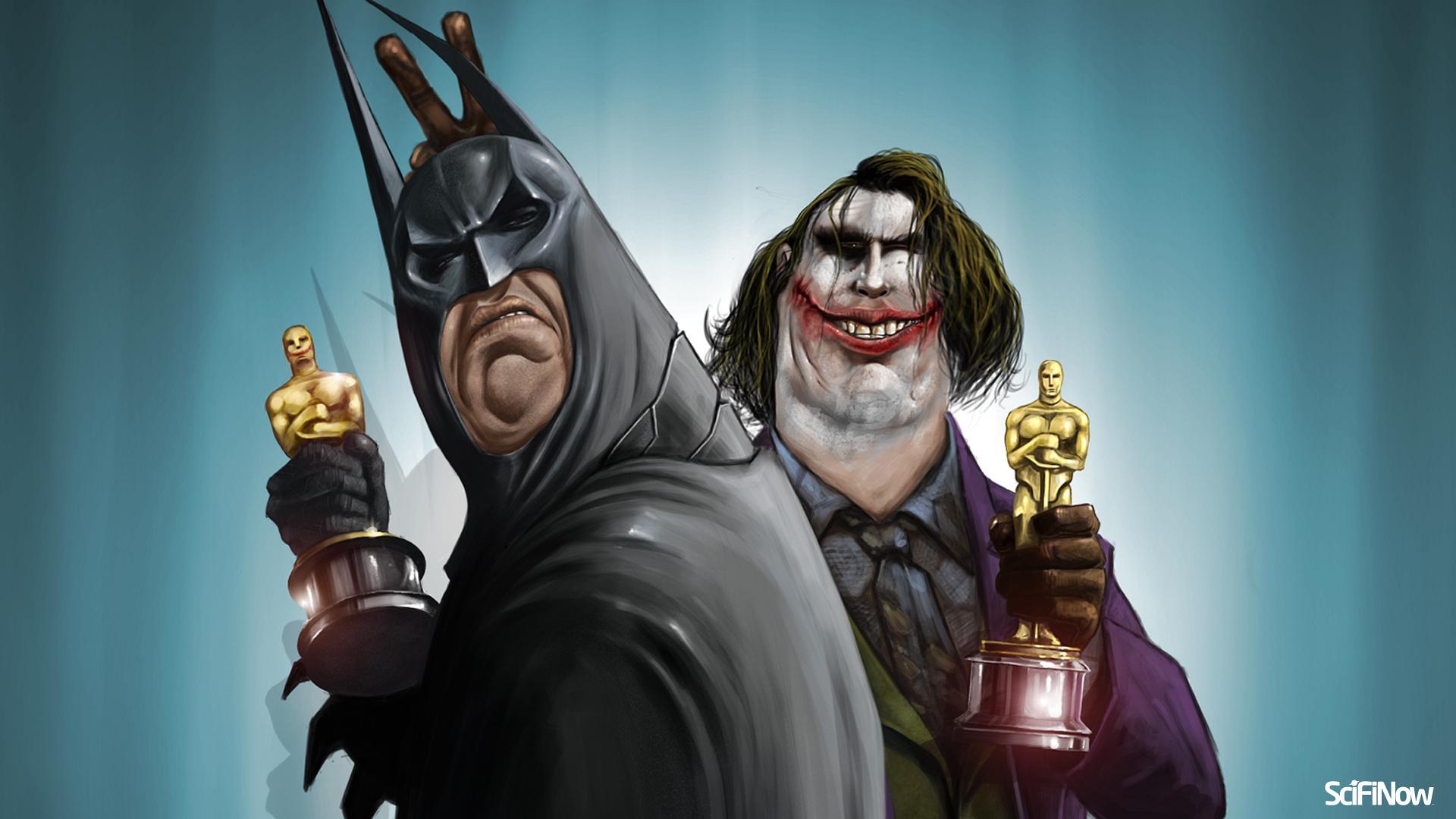 Wallpaper Funny Joker And Batman Fat And Old x 1080