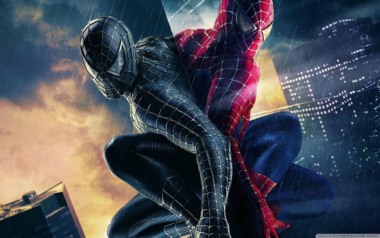 Black And Colored Spiderman ❤ 4K HD Desktop Wallpaper for 4K