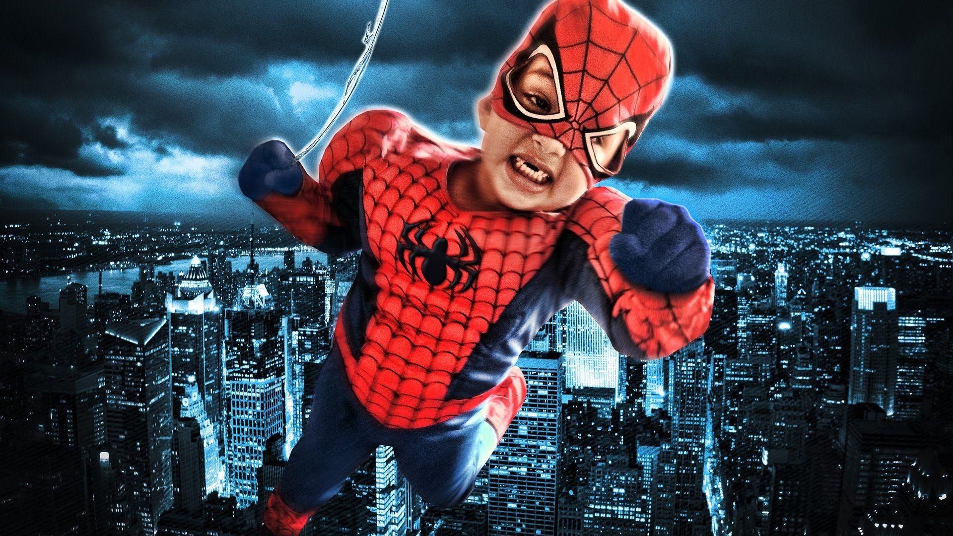 Create a #spiderman photo in #photoshop. Photo editing tutorials